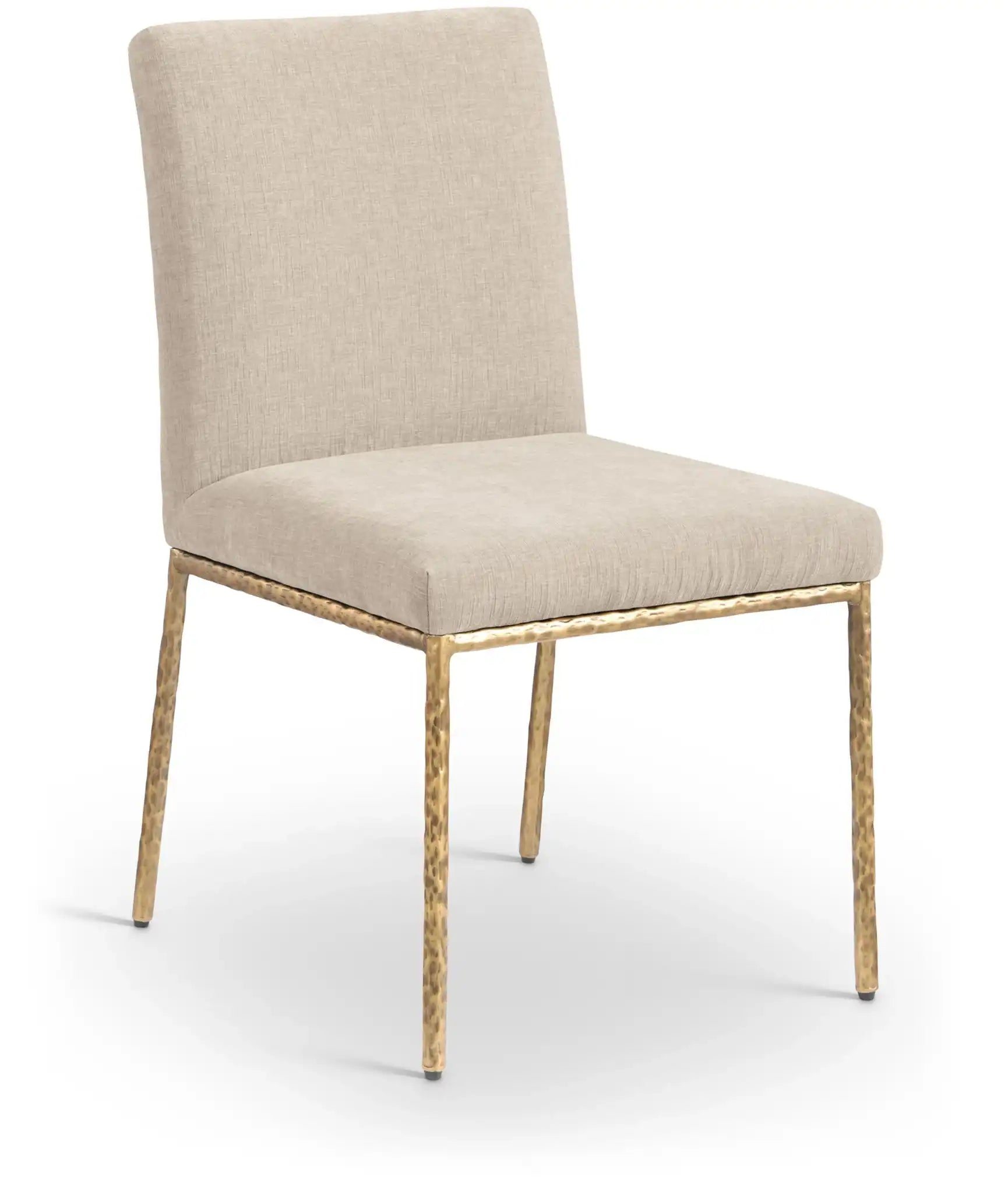 Reeves - Dining Side Chair (Set of 2) - Gold Base - Best Buy Furniture