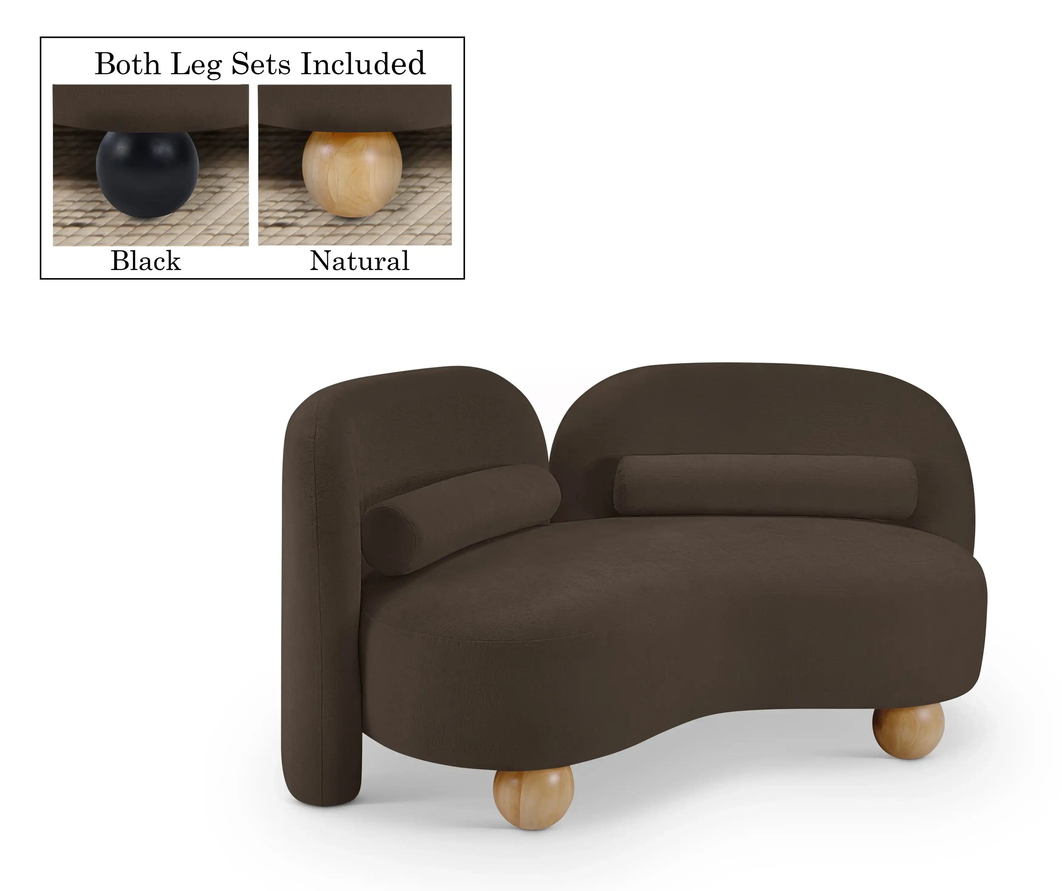 Daphne - Chenille Loveseat - Best Buy Furniture