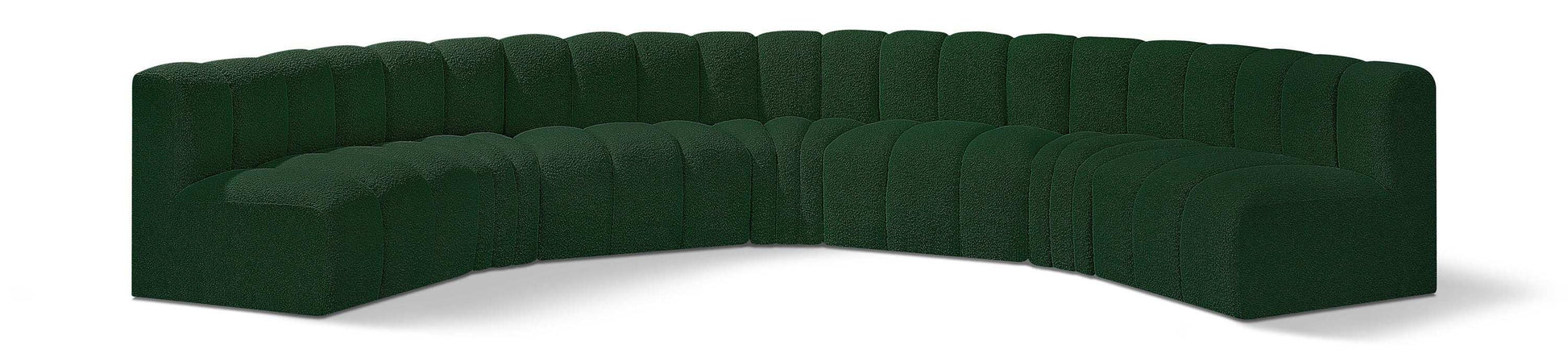 Arc - Boucle Fabric 7 Piece U-Shaped Modular Sofa - Best Buy Furniture
