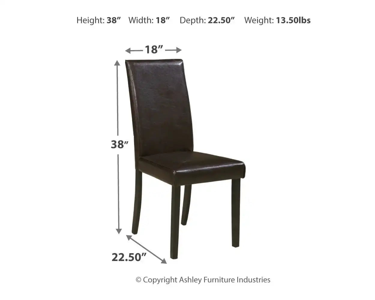 Kimonte - Dining Side Chair - Best Buy Furniture