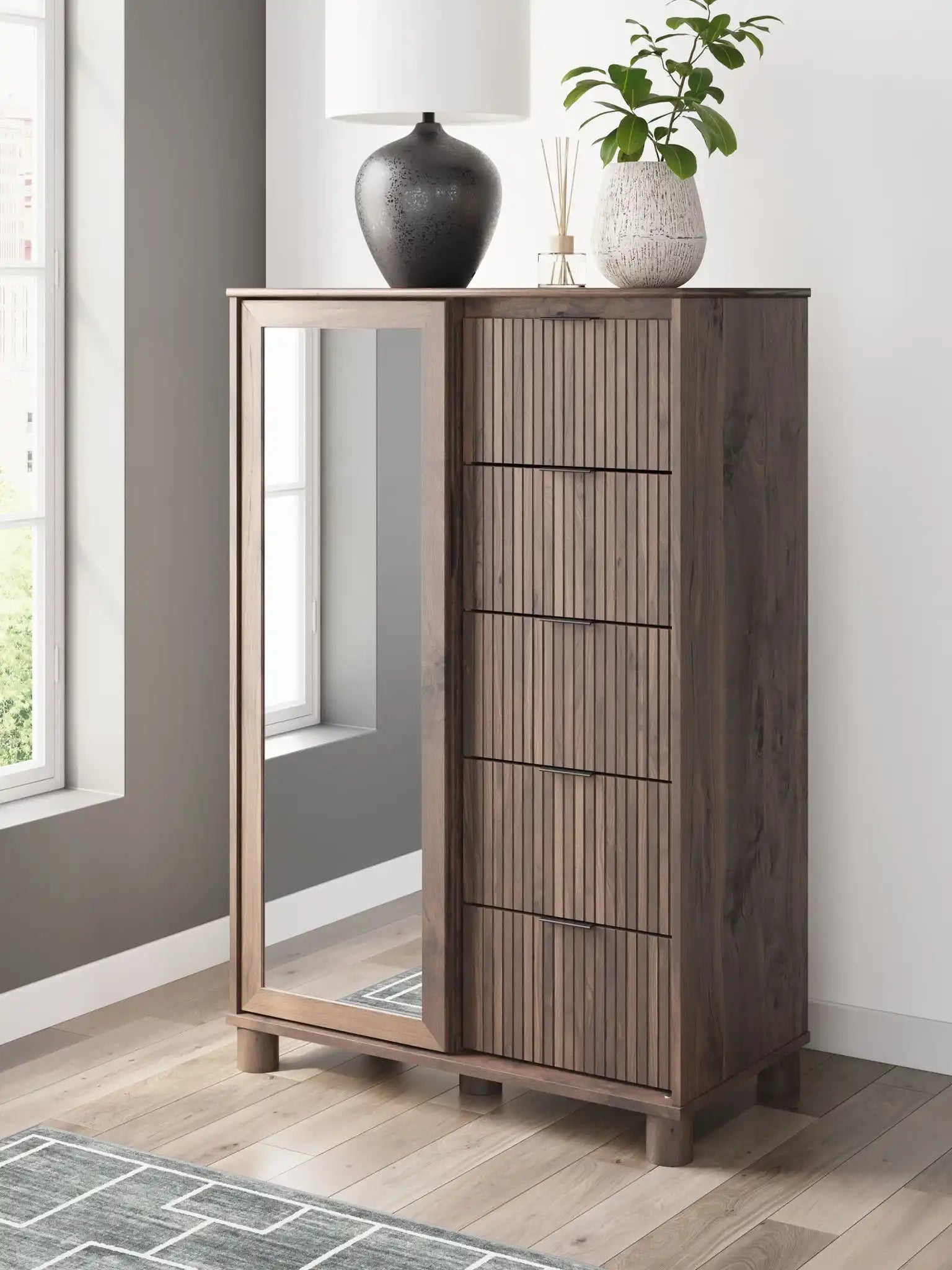 Pamytta - Dressing Chest - Brown - Best Buy Furniture
