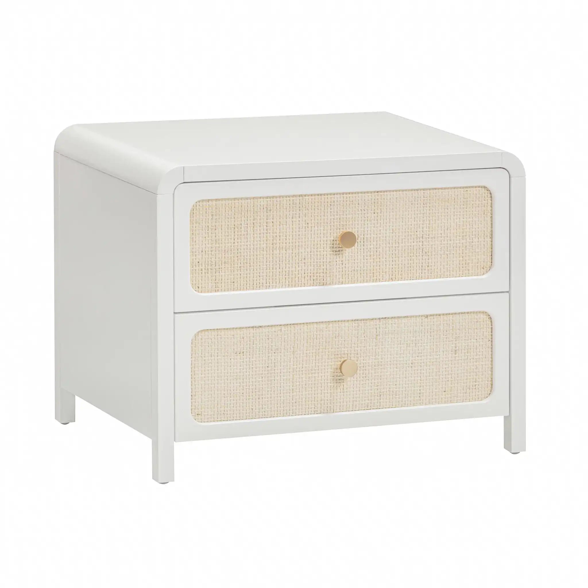 Patty - Rattan 2-Drawer Nightstand - Best Buy Furniture