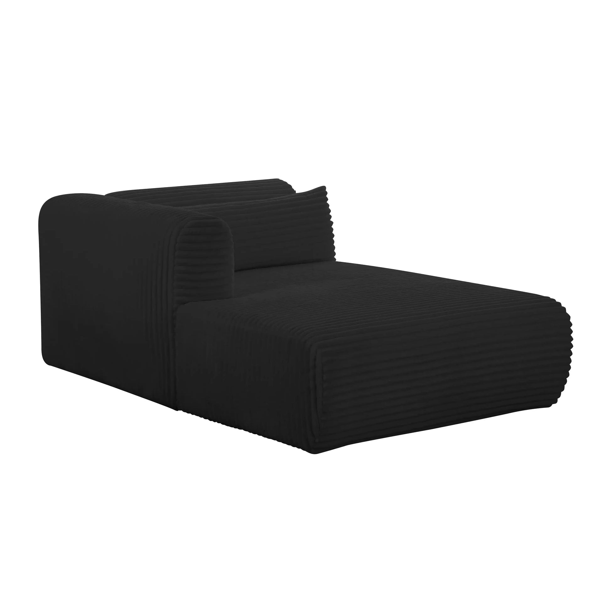Tarra - Fluffy Oversized Corduroy Modular Chaise - Best Buy Furniture