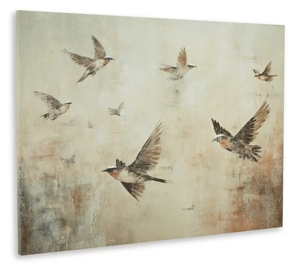 Collmund - Wall Art - Gray / Brown - Best Buy Furniture