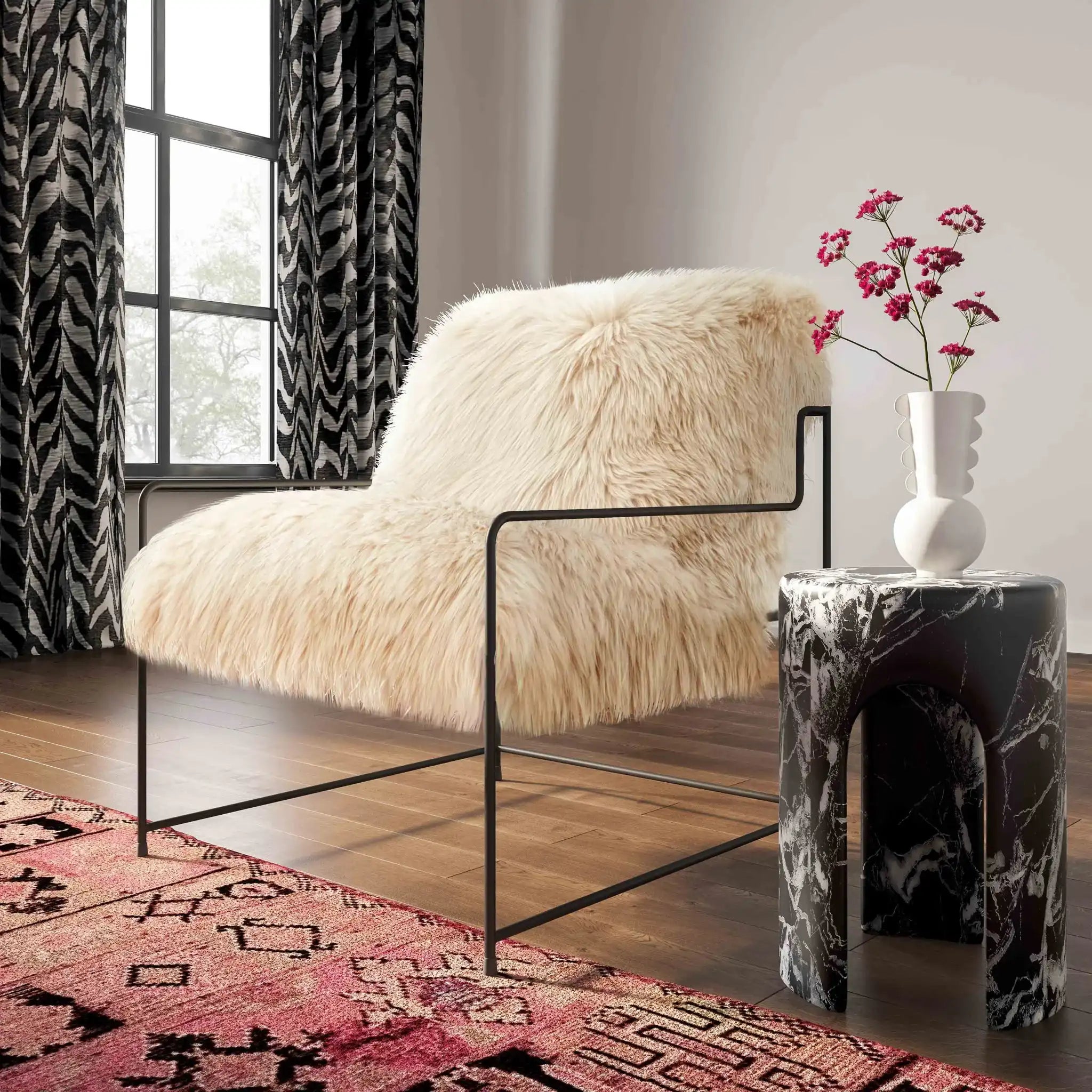 Kimi - Genuine Sheepskin Chair