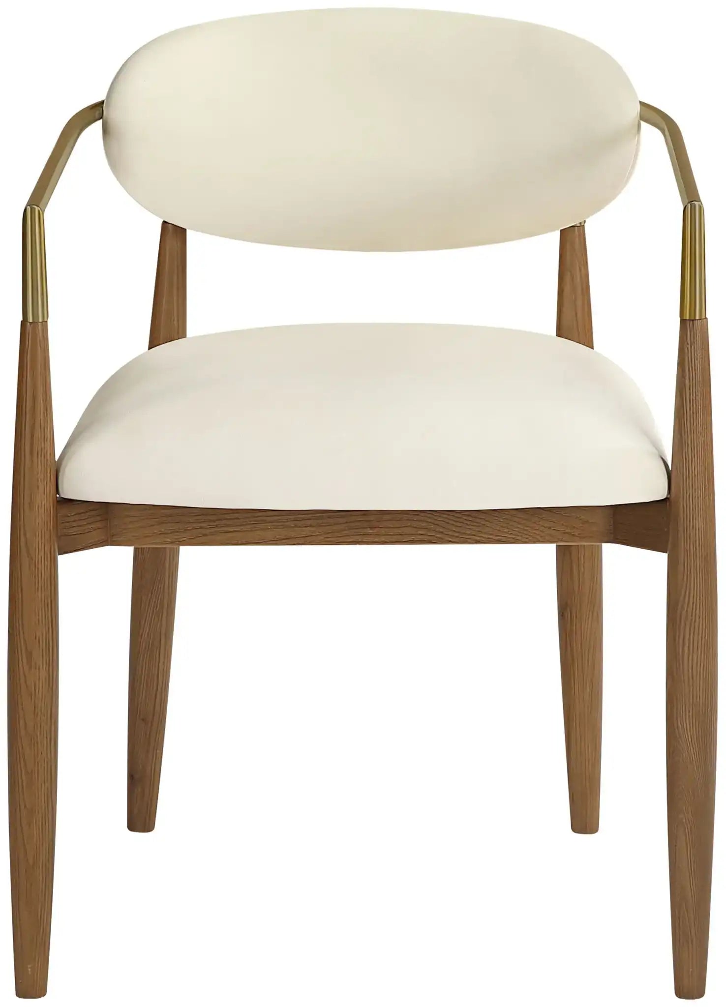 Riccio - Dining Arm Chair (Set of 2) - Walnut Frame
