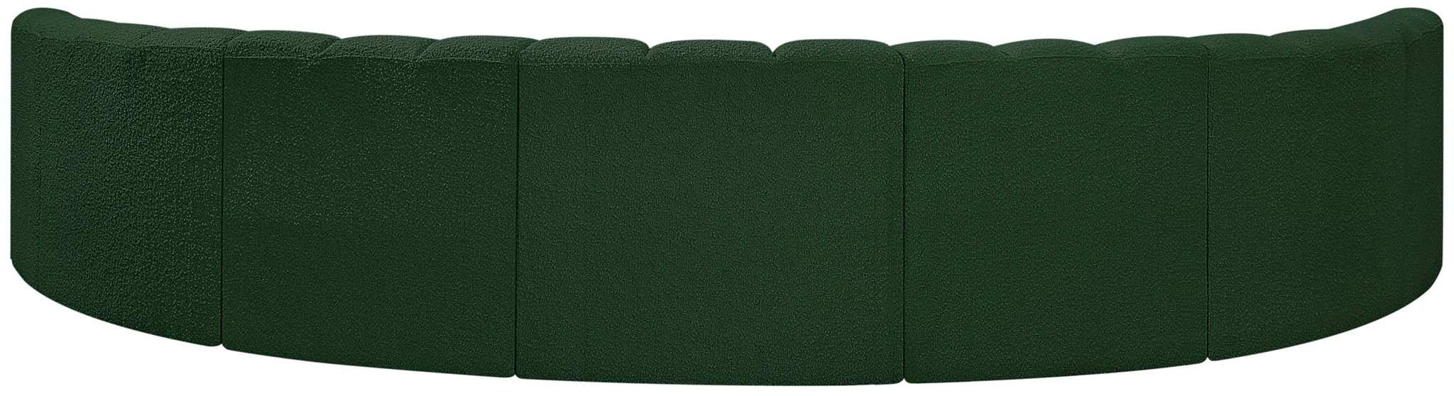 Arc - Boucle Fabric 7 Piece U-Shaped Modular Sofa