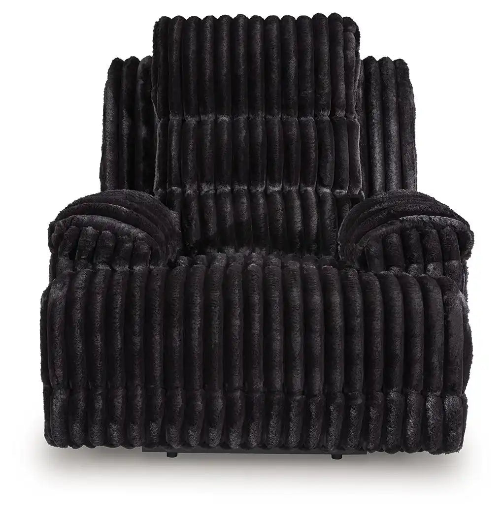 Rhine Falls - Zero Wall Recliner - Onyx - Best Buy Furniture