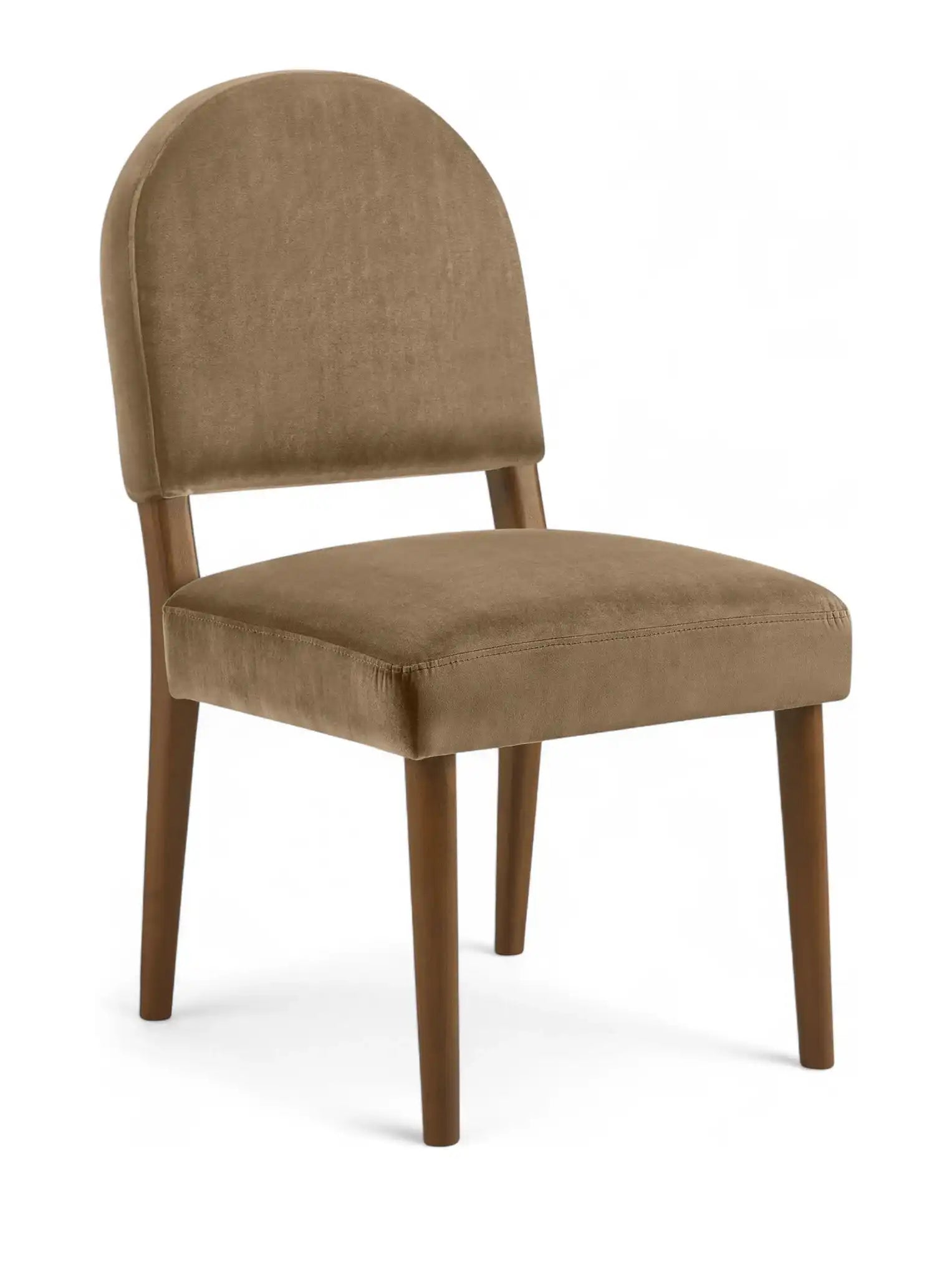 Varinelle - Velvet Dining Chair (Set of 2) - Walnut Frame - Best Buy Furniture