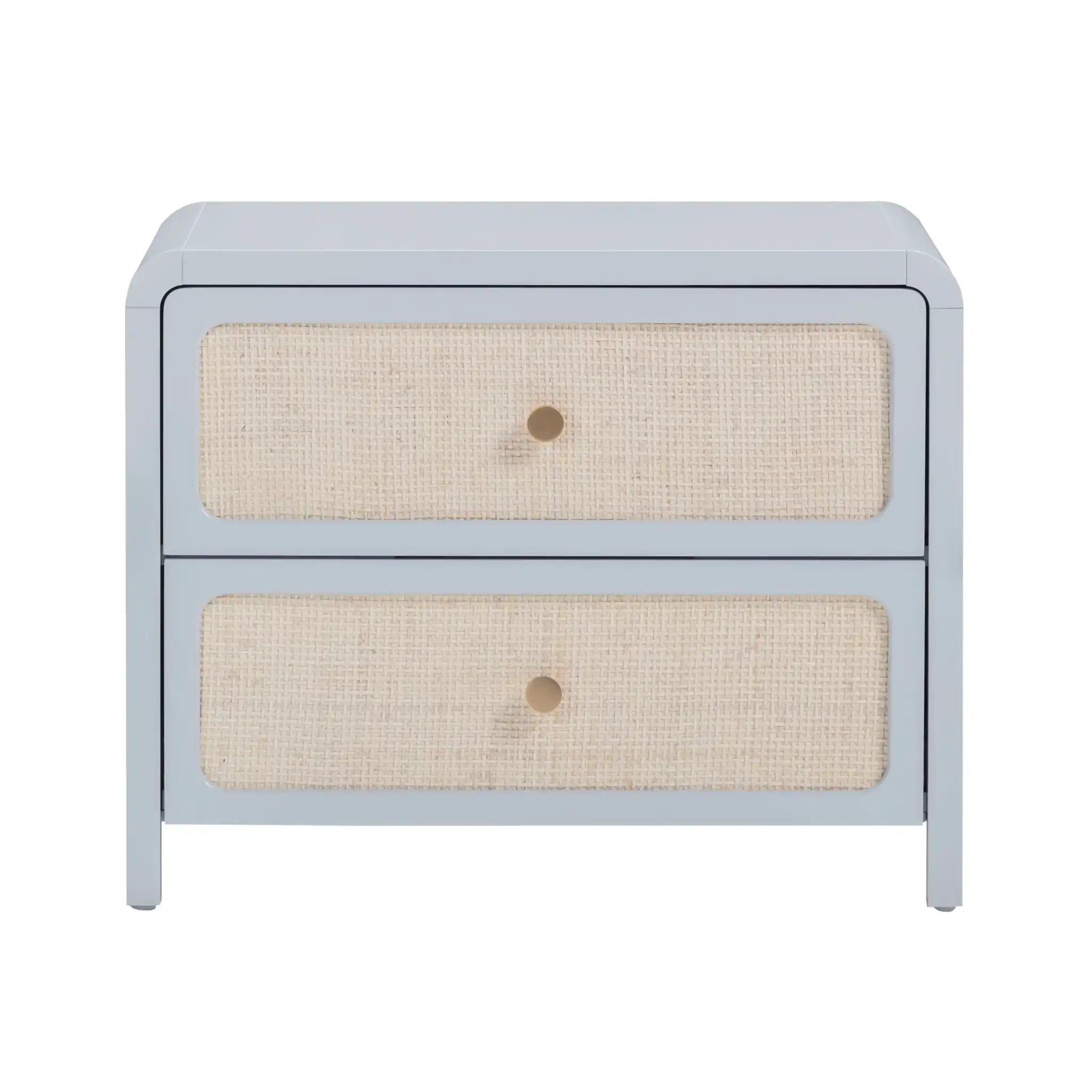 Patty - Rattan 2-Drawer Nightstand