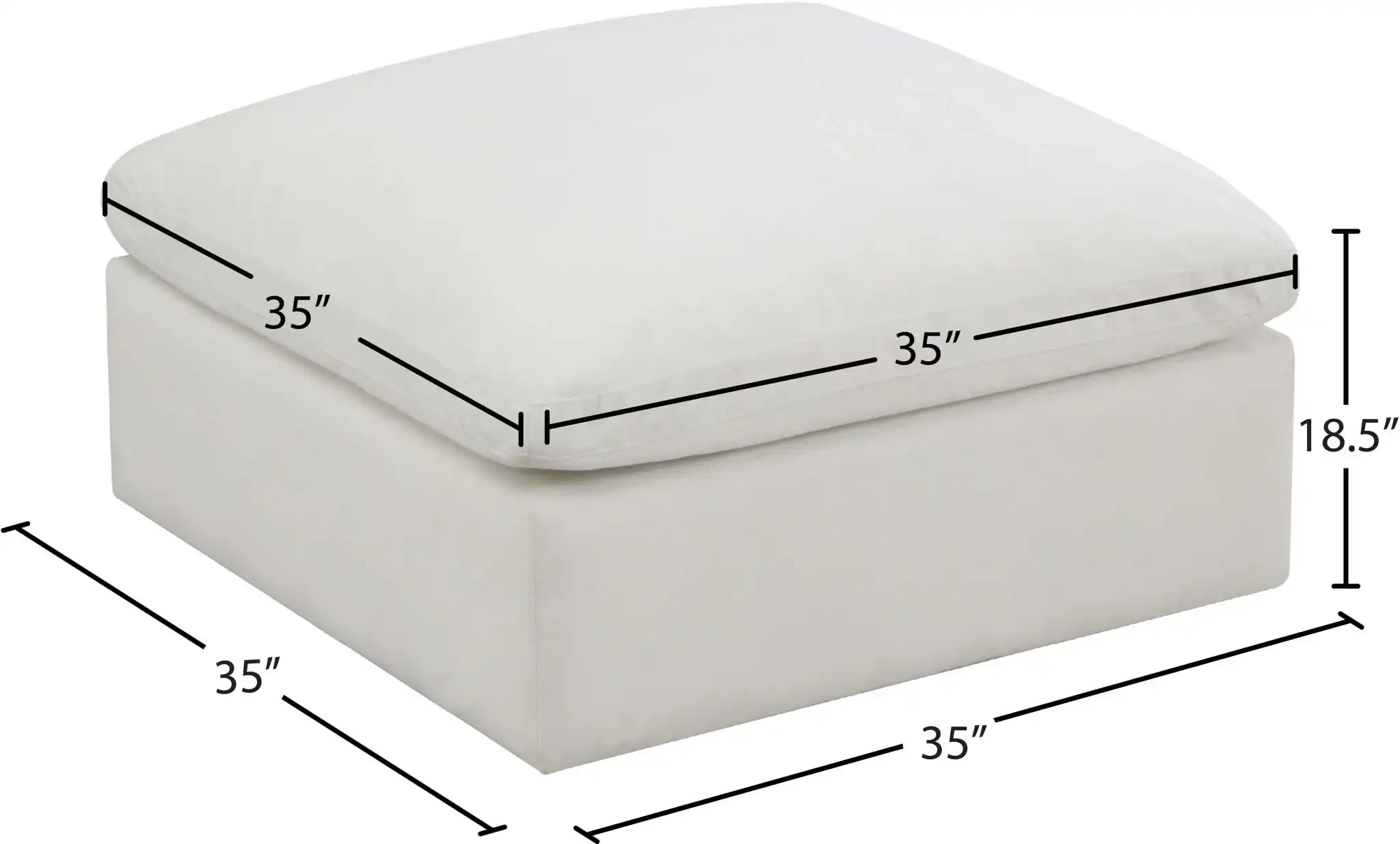 Plush - Modular Ottoman