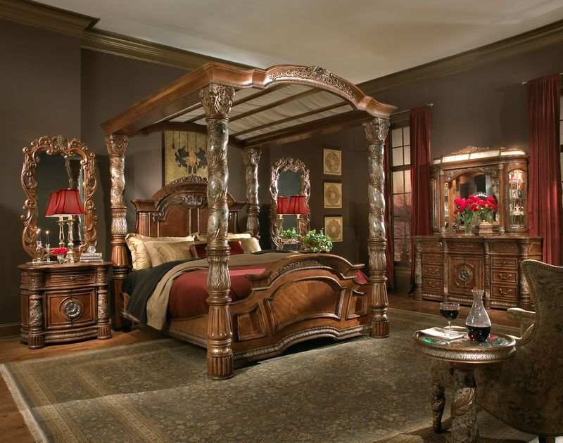 Villa Valencia - Canopy Bed - Best Buy Furniture