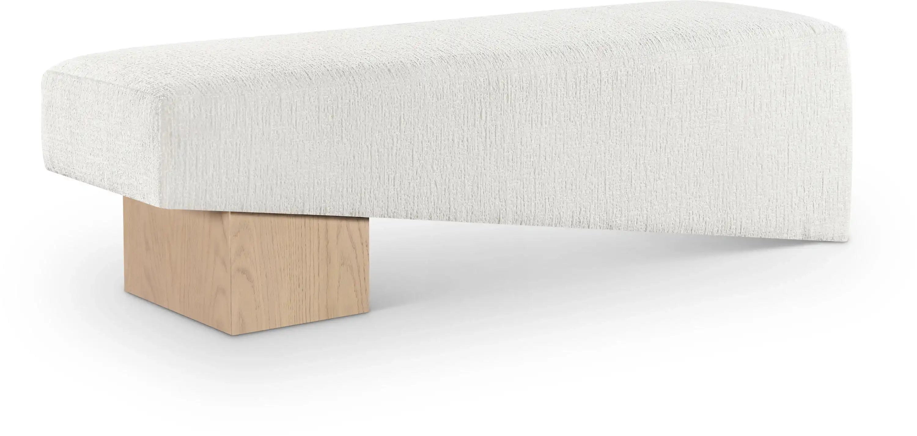 Alora - Bench - Light Brown Base - Best Buy Furniture