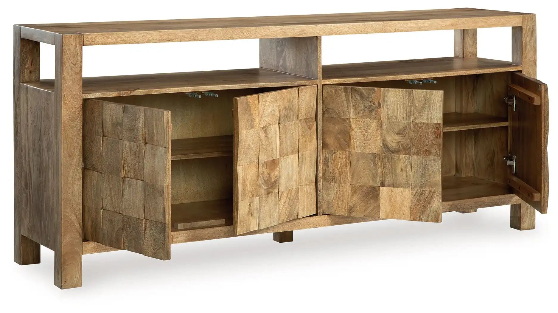Hudwick - Accent Cabinet - Natural Brown - Best Buy Furniture