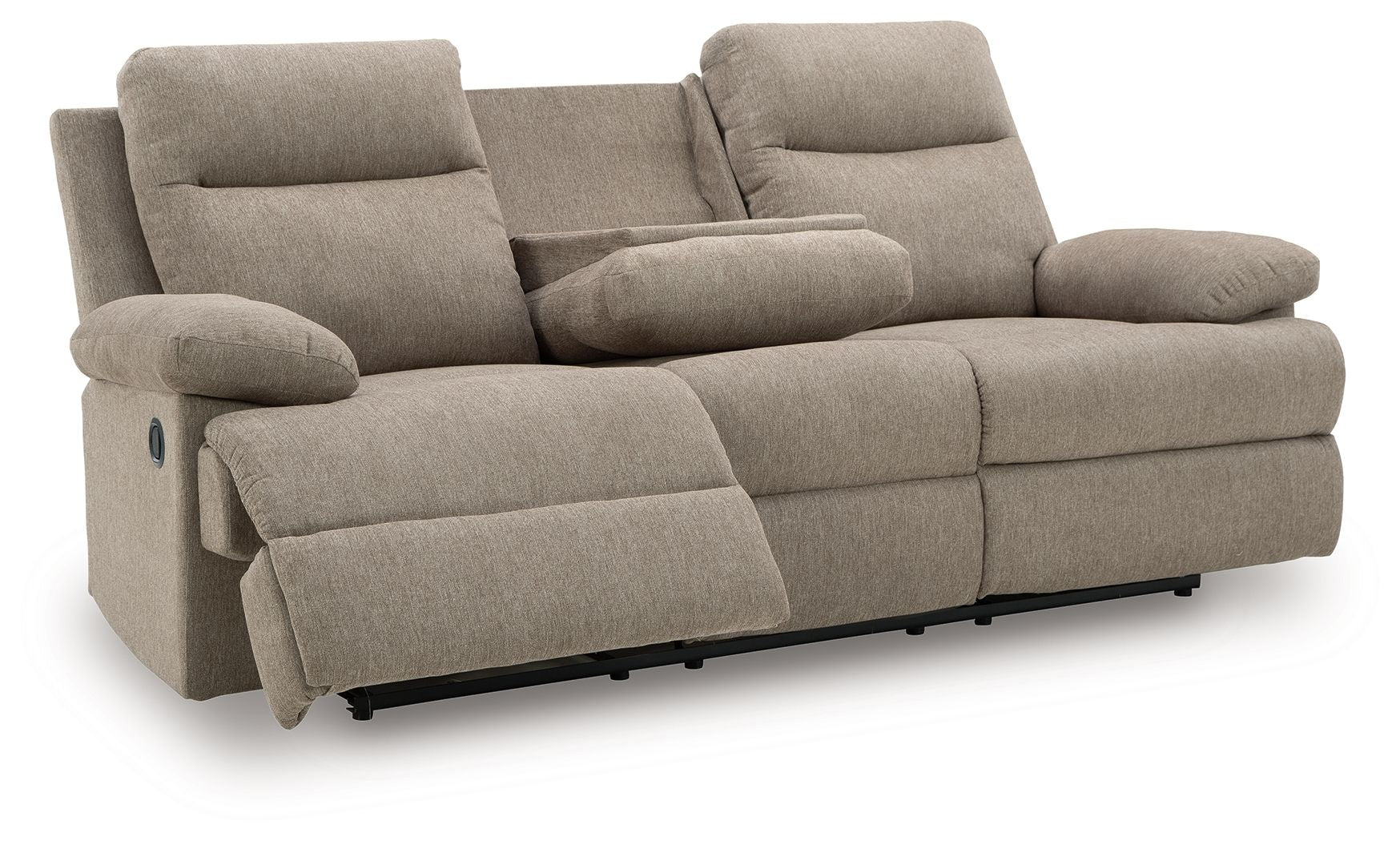 Side-Swipe - Reclining Sofa With Drop Down Table - Best Buy Furniture