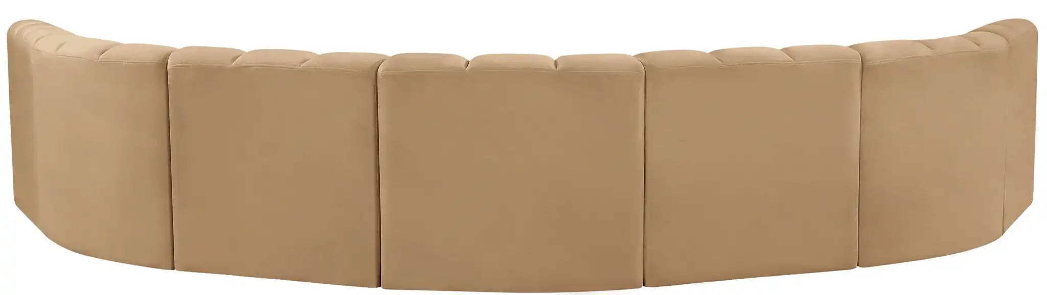 Arc - Velvet 7 Piece U-Shaped Modular Sofa