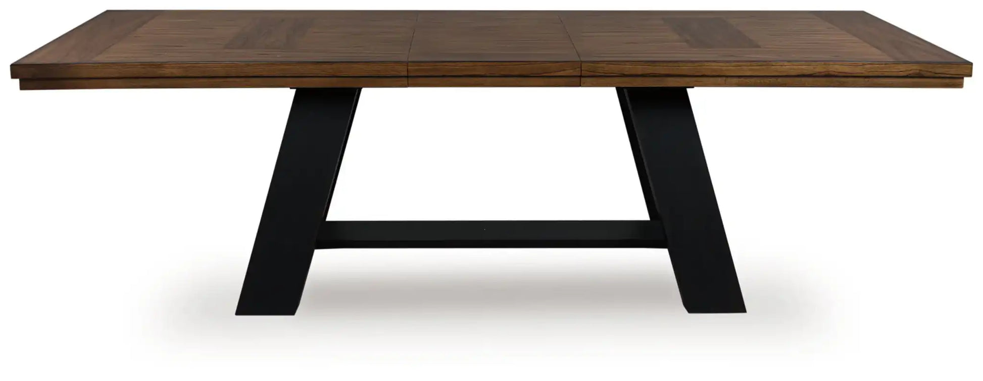 Greddinton - Dining Extension Table - Brown / Black - Best Buy Furniture