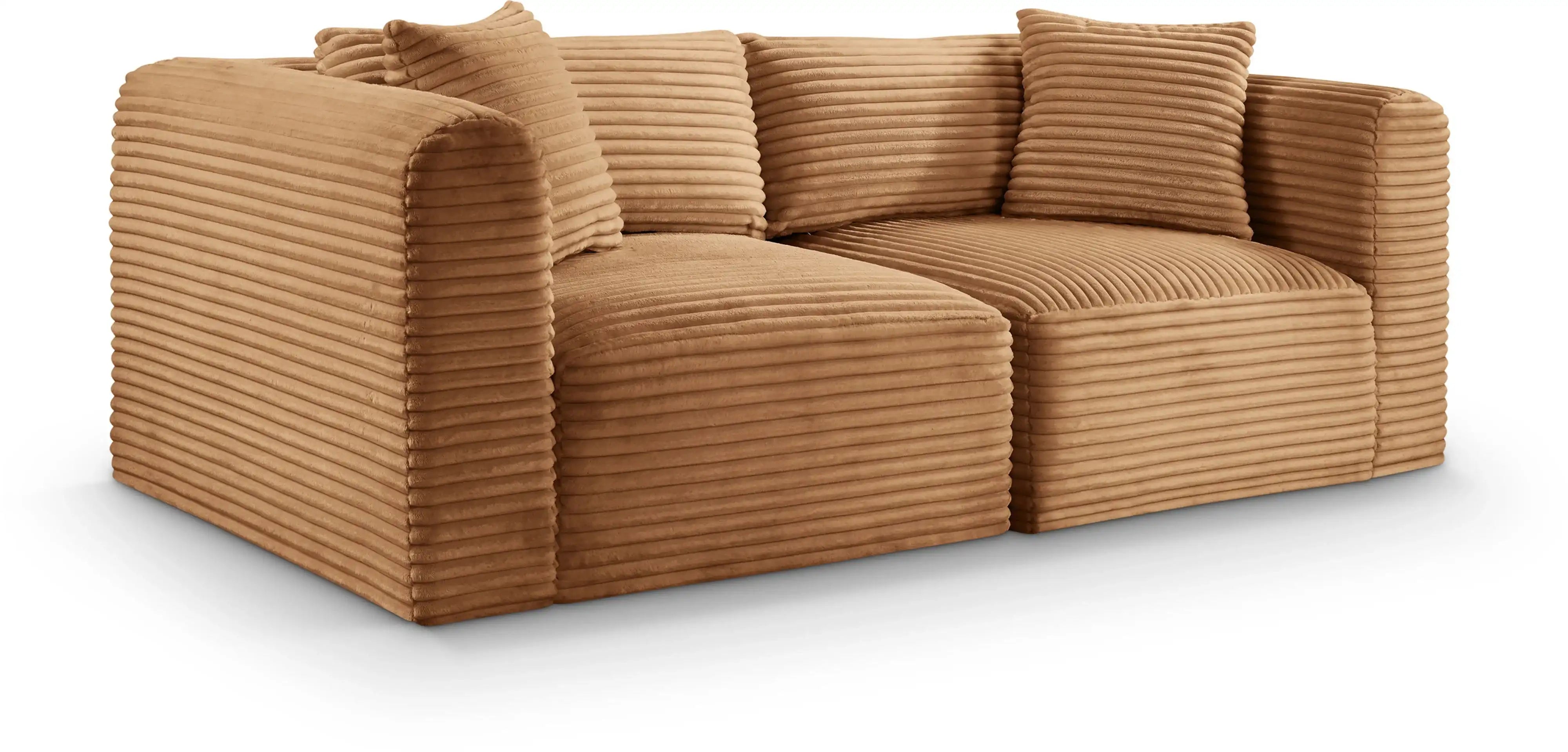Shaggy - Fabric 2 Seat Modular Sofa - Best Buy Furniture