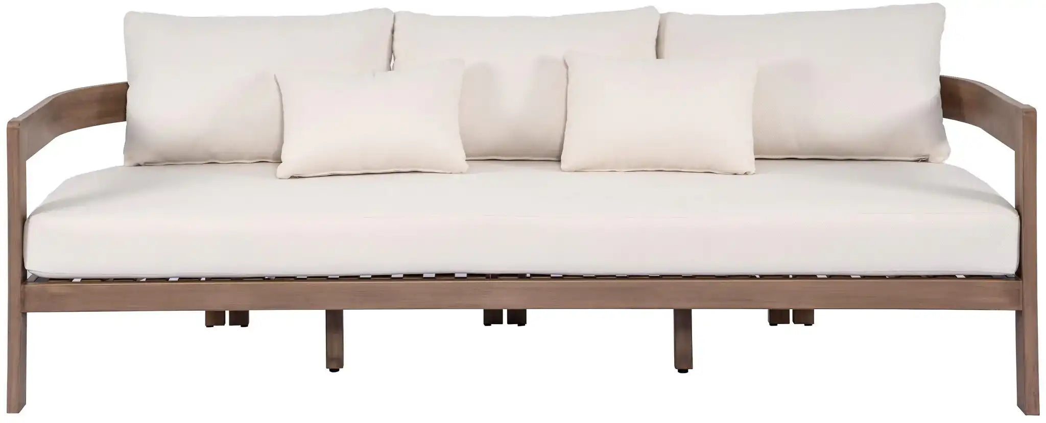 Newport - Water Resistant Fabric 86.75" Upholstered Outdoor Patio Sofa