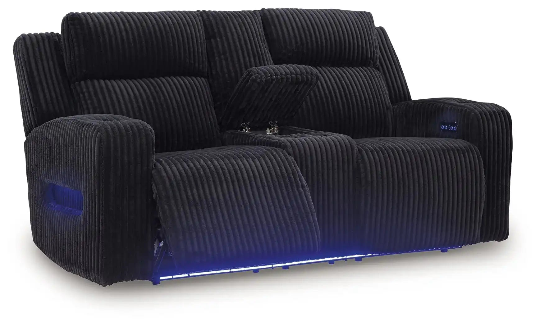 Forest Lake - Power Reclining Loveseat With Console / Adj Headrest - Best Buy Furniture