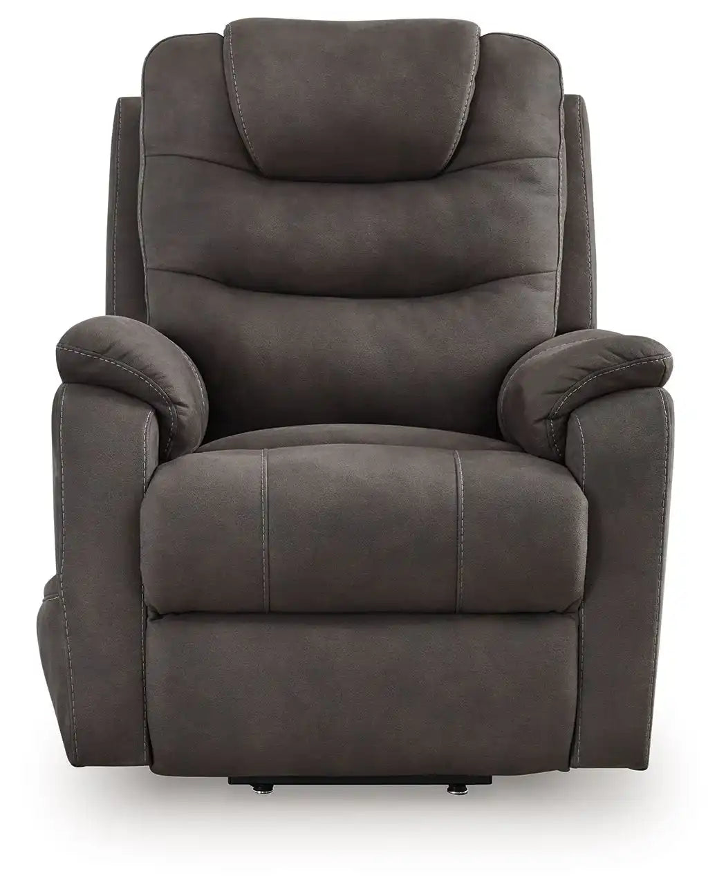 Snowfield - Power Lift Recliner - Gunmetal - Best Buy Furniture