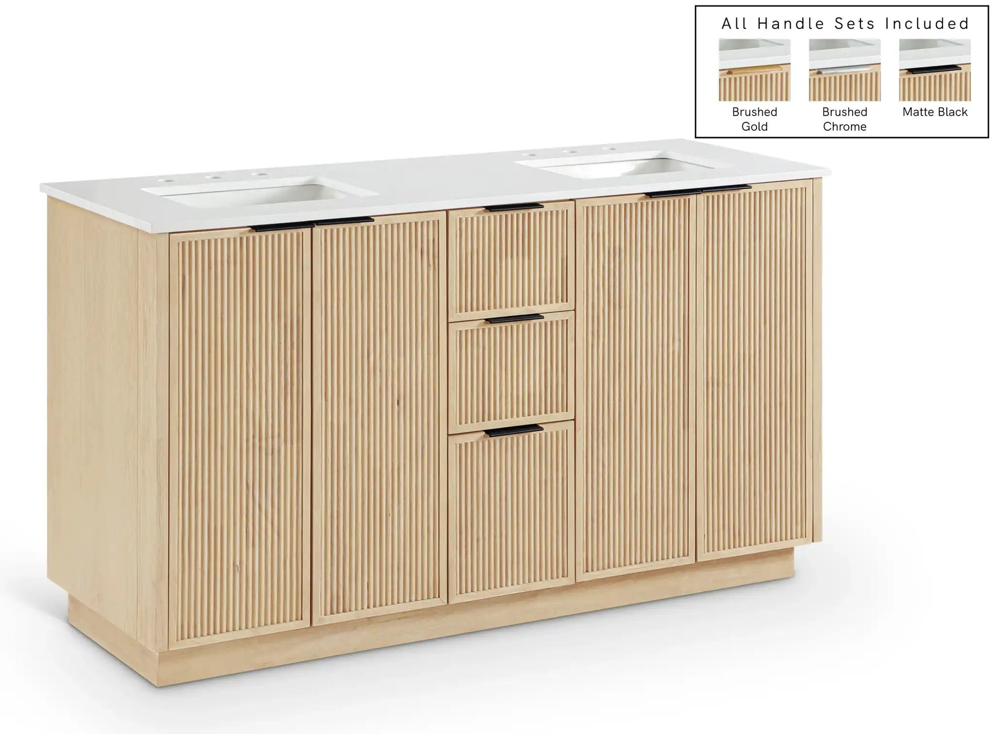 Willard - Engineered Stone And Solid Wood Bathroom Vanity - Best Buy Furniture