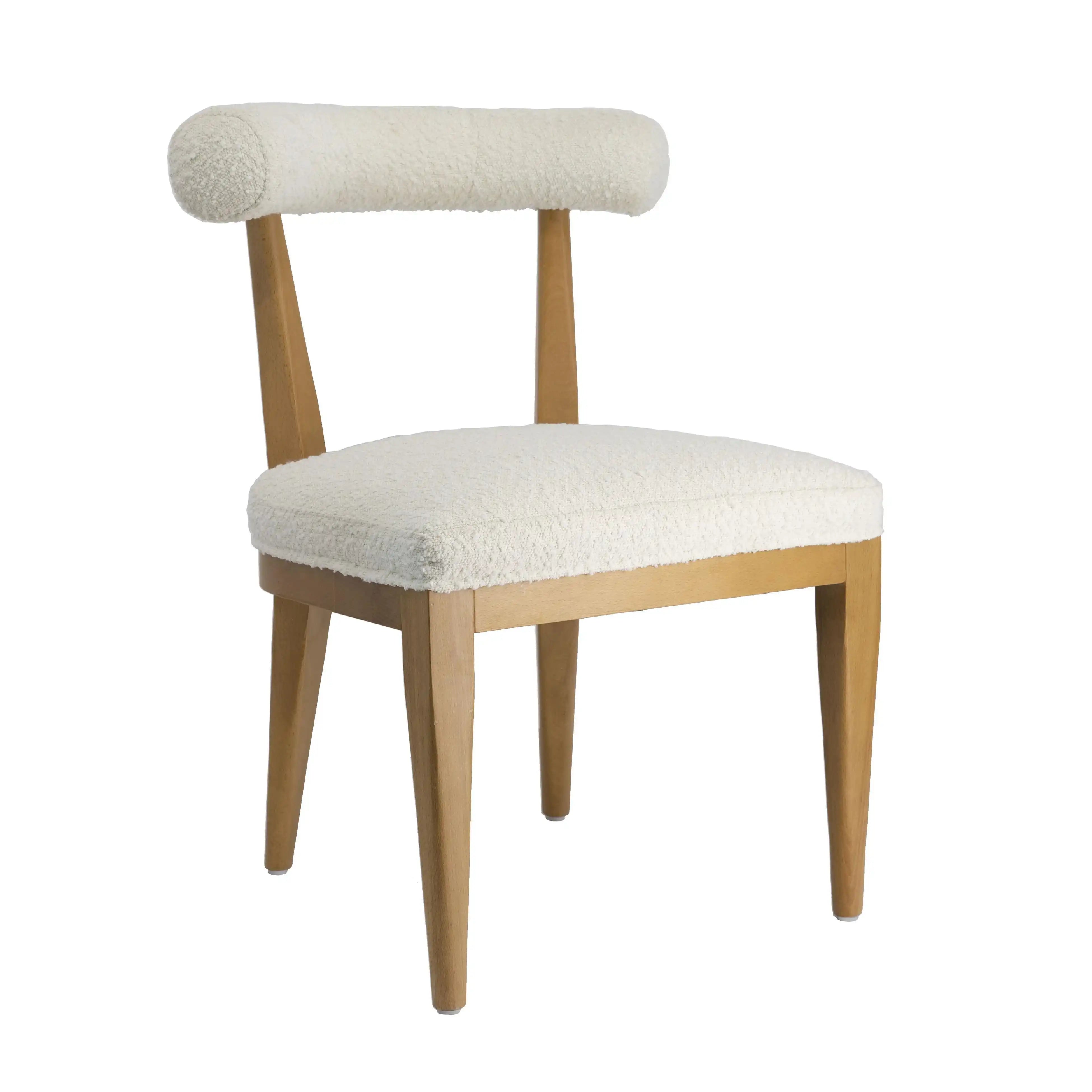 Palla - Boucle Dining Chair - Best Buy Furniture