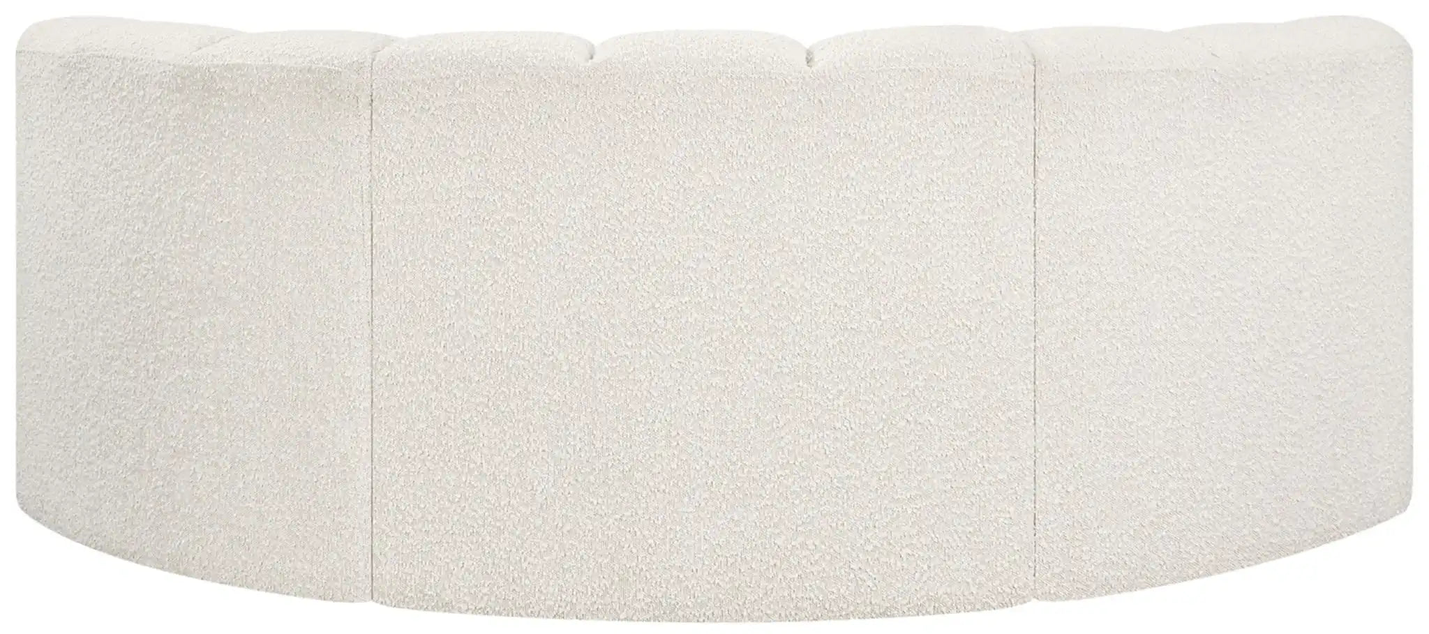Arc - Boucle Fabric 3 Piece Modular U-Shaped Sofa