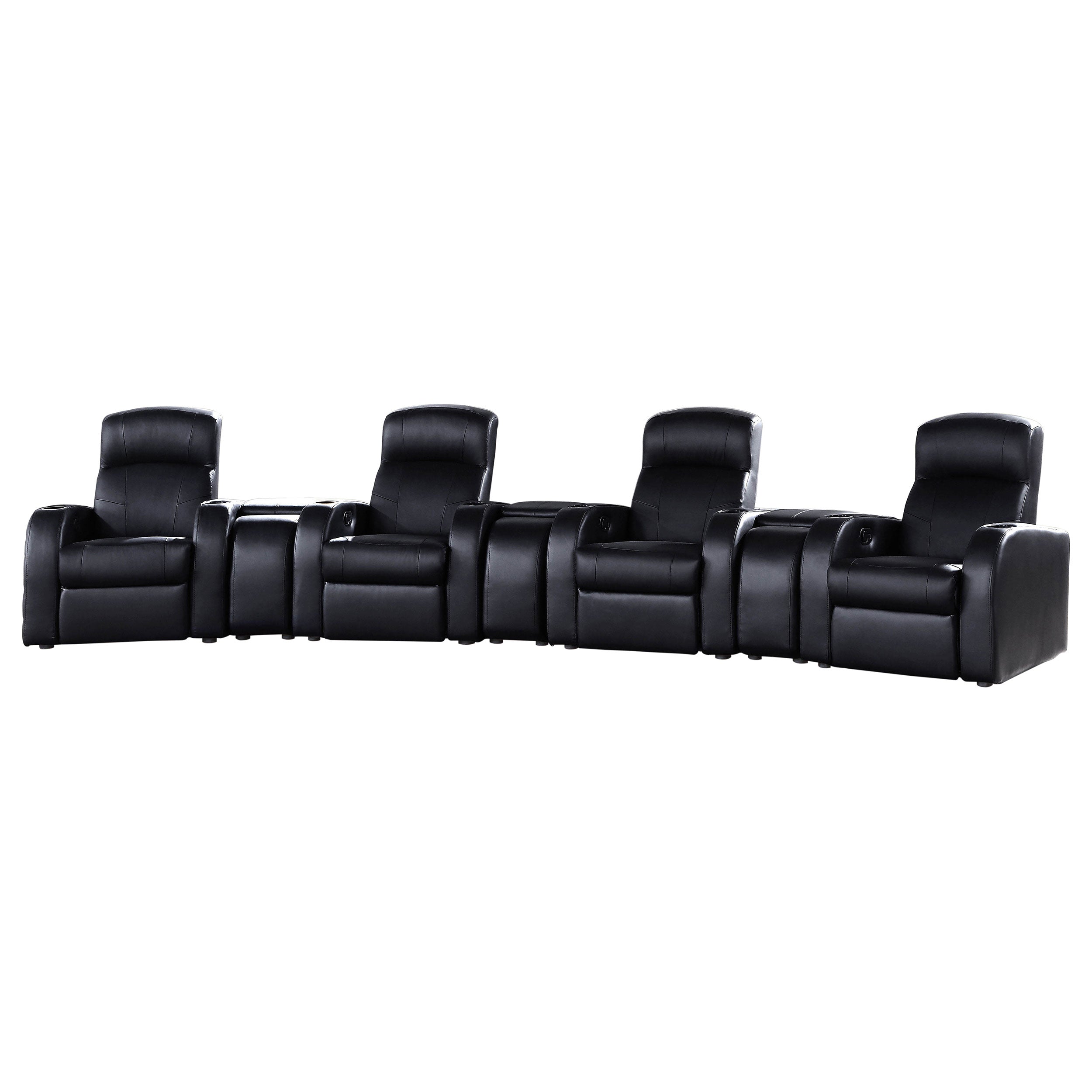 Cyrus 5-piece Upholstered Home Theater Seating-CoasterEssence