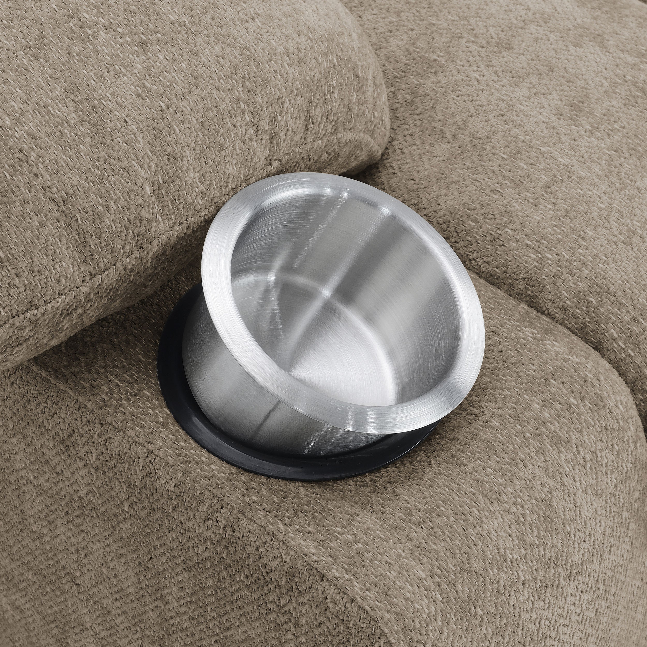 Houston Upholstered Power Lift Recliner Chair Camel-