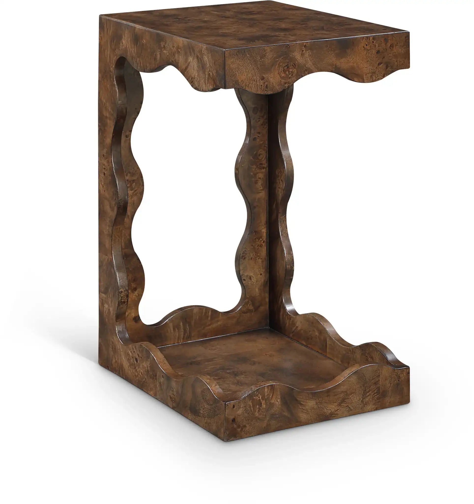 Vassa - Burl Veneer End Table - Best Buy Furniture