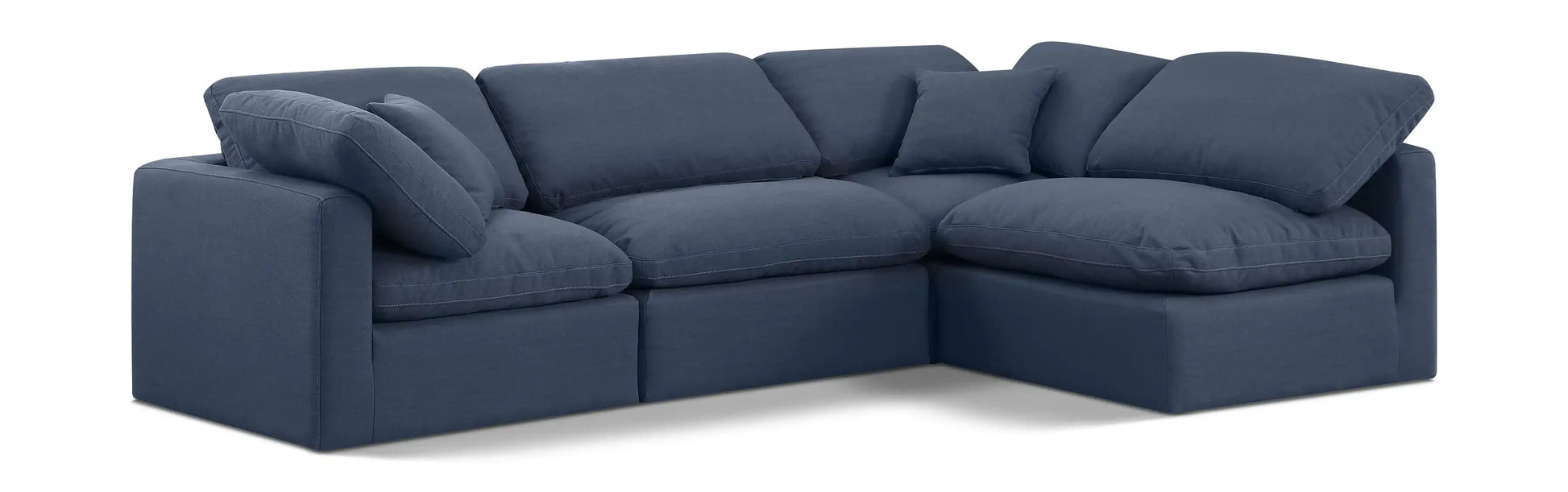 Indulge - Linen 4 Piece Modular Sectional - Best Buy Furniture