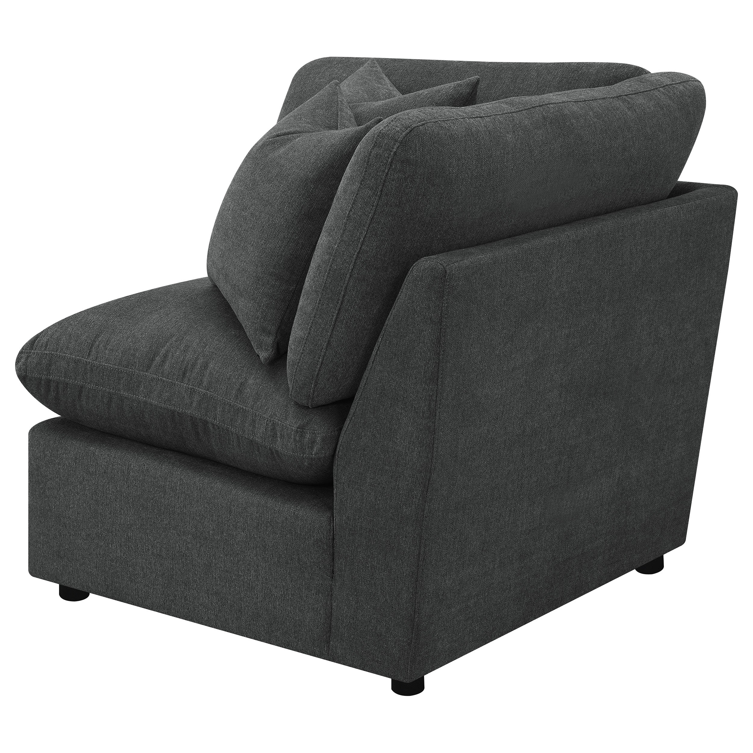 Collins Modular Corner Chair Dark Grey-