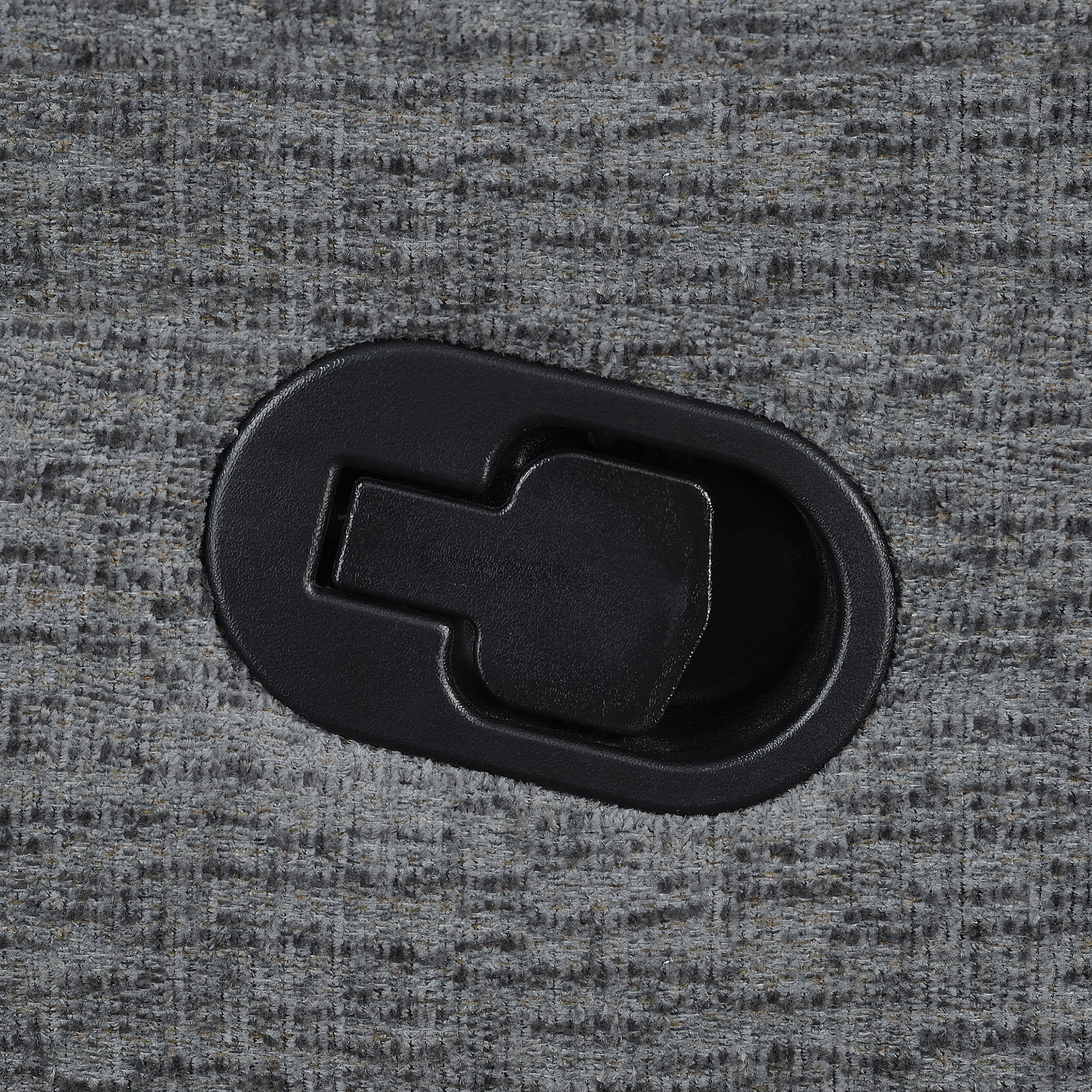 Bahrain Upholstered Glider Recliner Charcoal-CoasterEssence