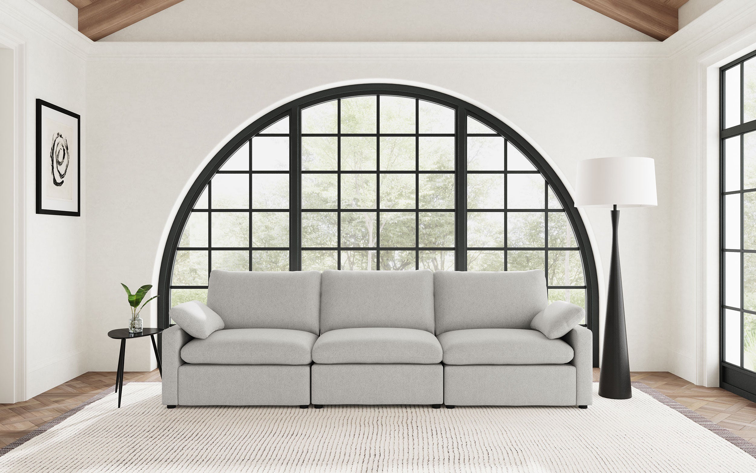 Collins Modular Power Sofa Grey-