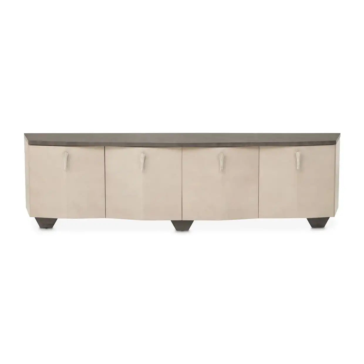 Fantosini - Media Cabinet - Silver Mist - Best Buy Furniture