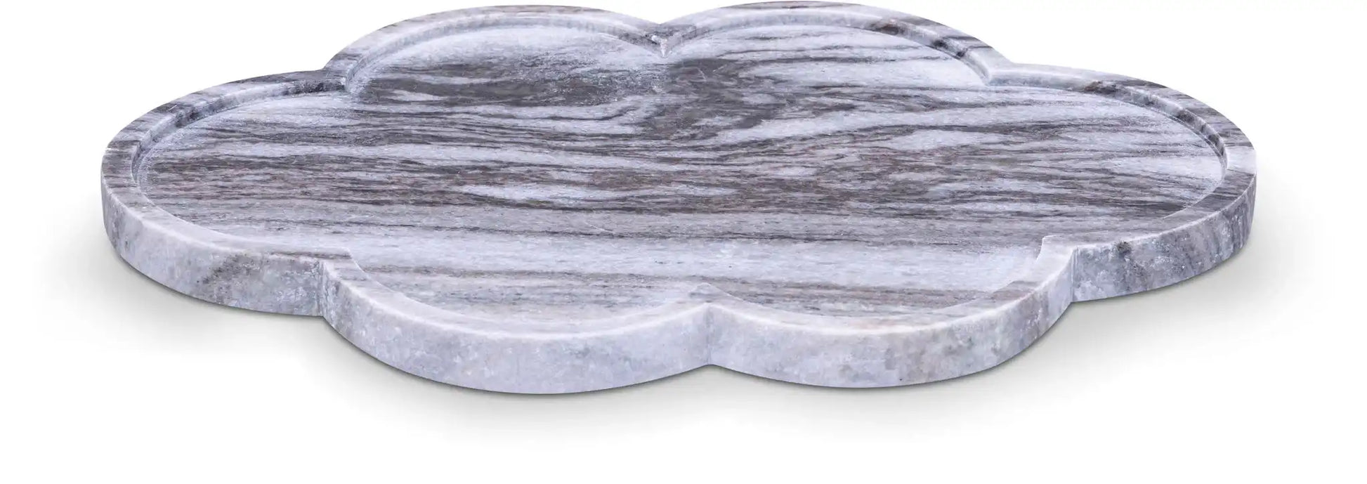 Rimini - Marble Clover Shaped Tray - Best Buy Furniture