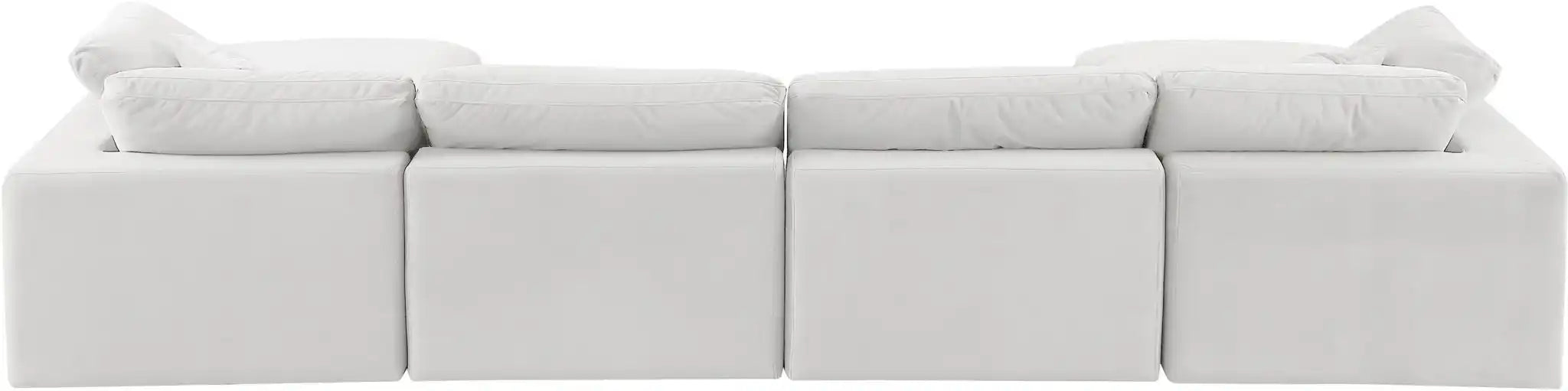 Comfy - 6 Piece Velvet Modular Double Chaise Sectional