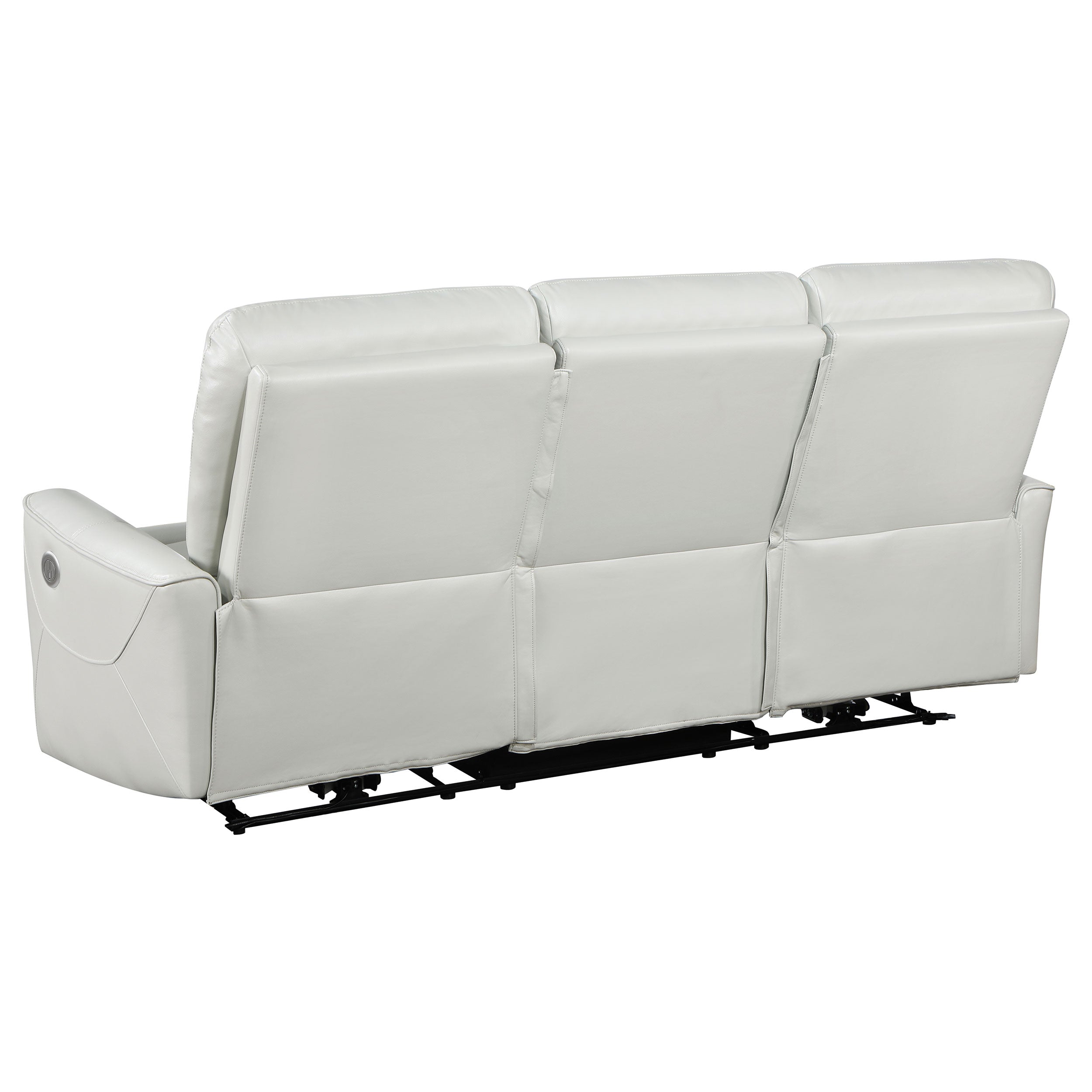 Greenfield Upholstered Power Reclining Sofa Dove Grey-
