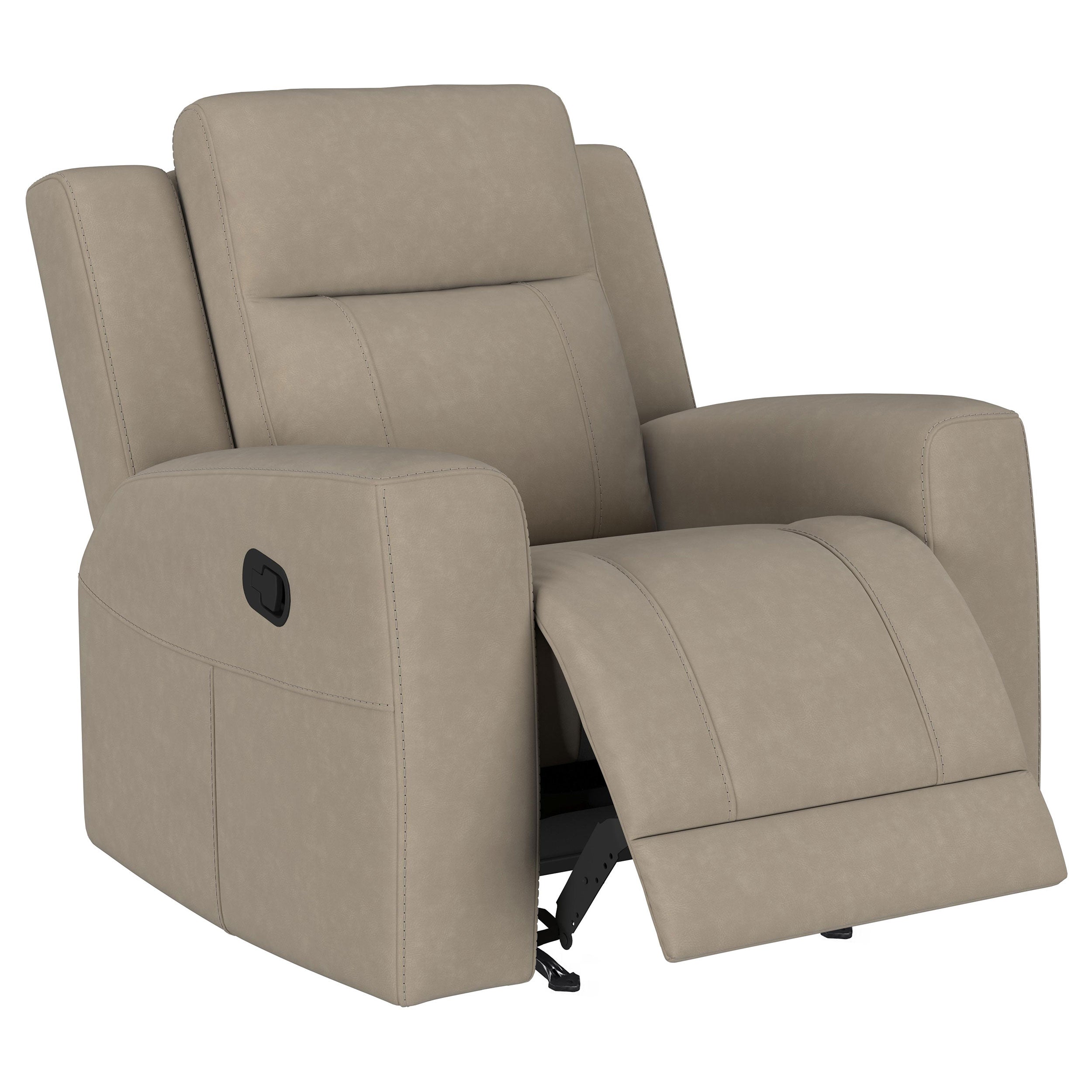 Brentwood Upholstered Recliner Chair Taupe-