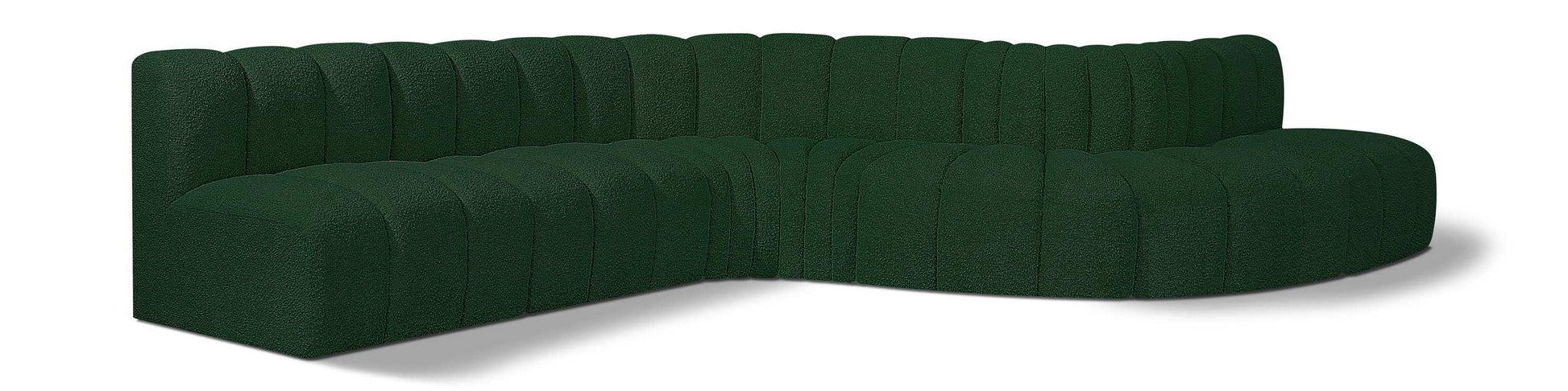 Arc - Boucle Fabric 7 Piece Modular Sofa - Best Buy Furniture