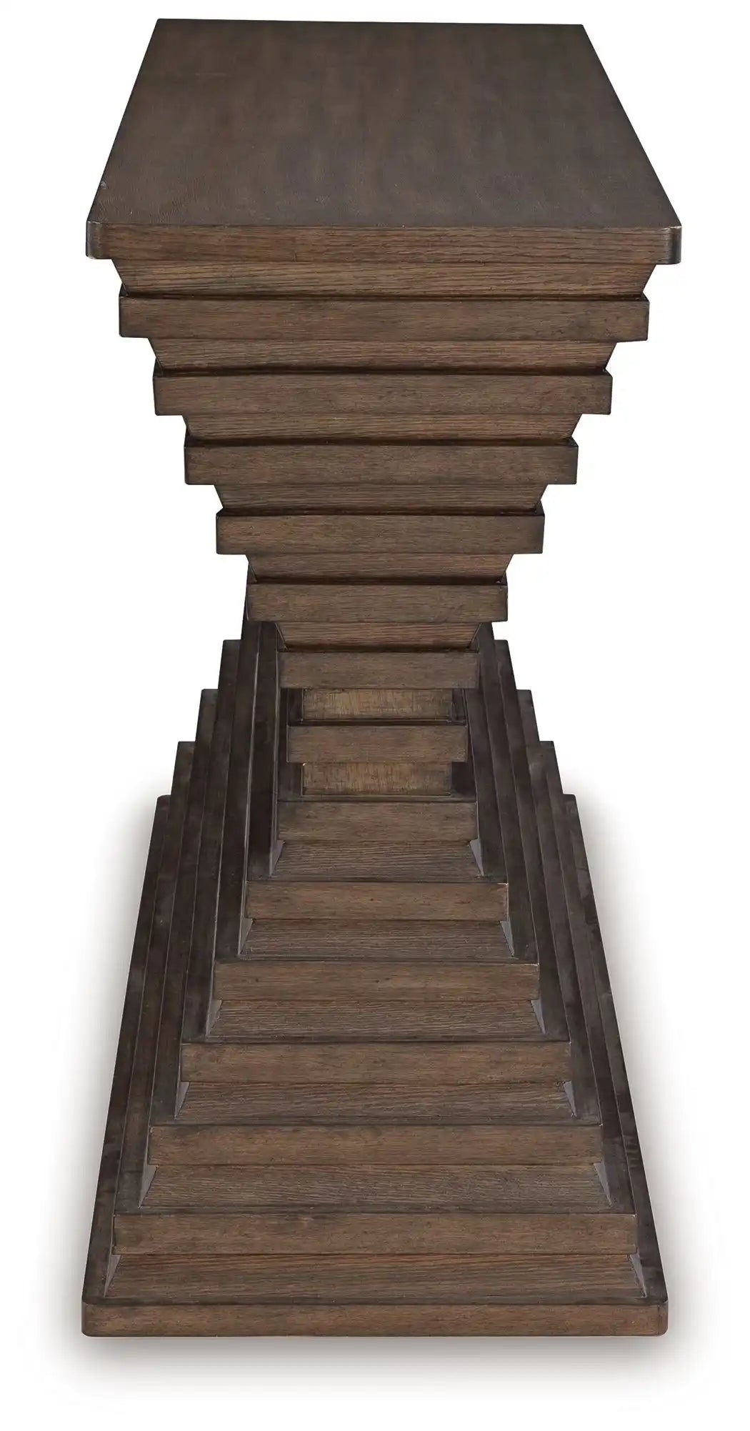 Hannodream - Sofa Table - Warm Brown - Best Buy Furniture