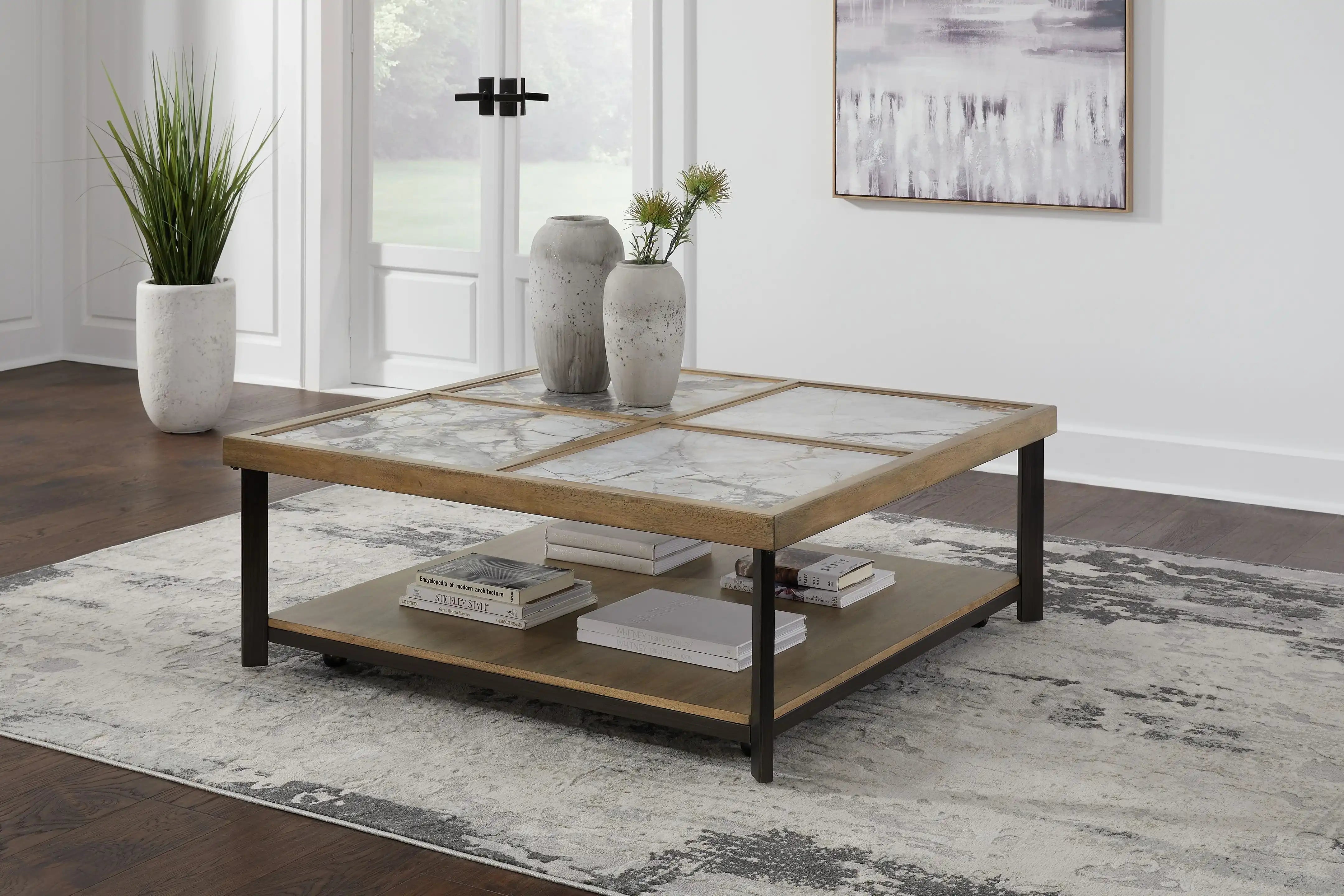 Montia - Square Cocktail Table - Multi - Best Buy Furniture