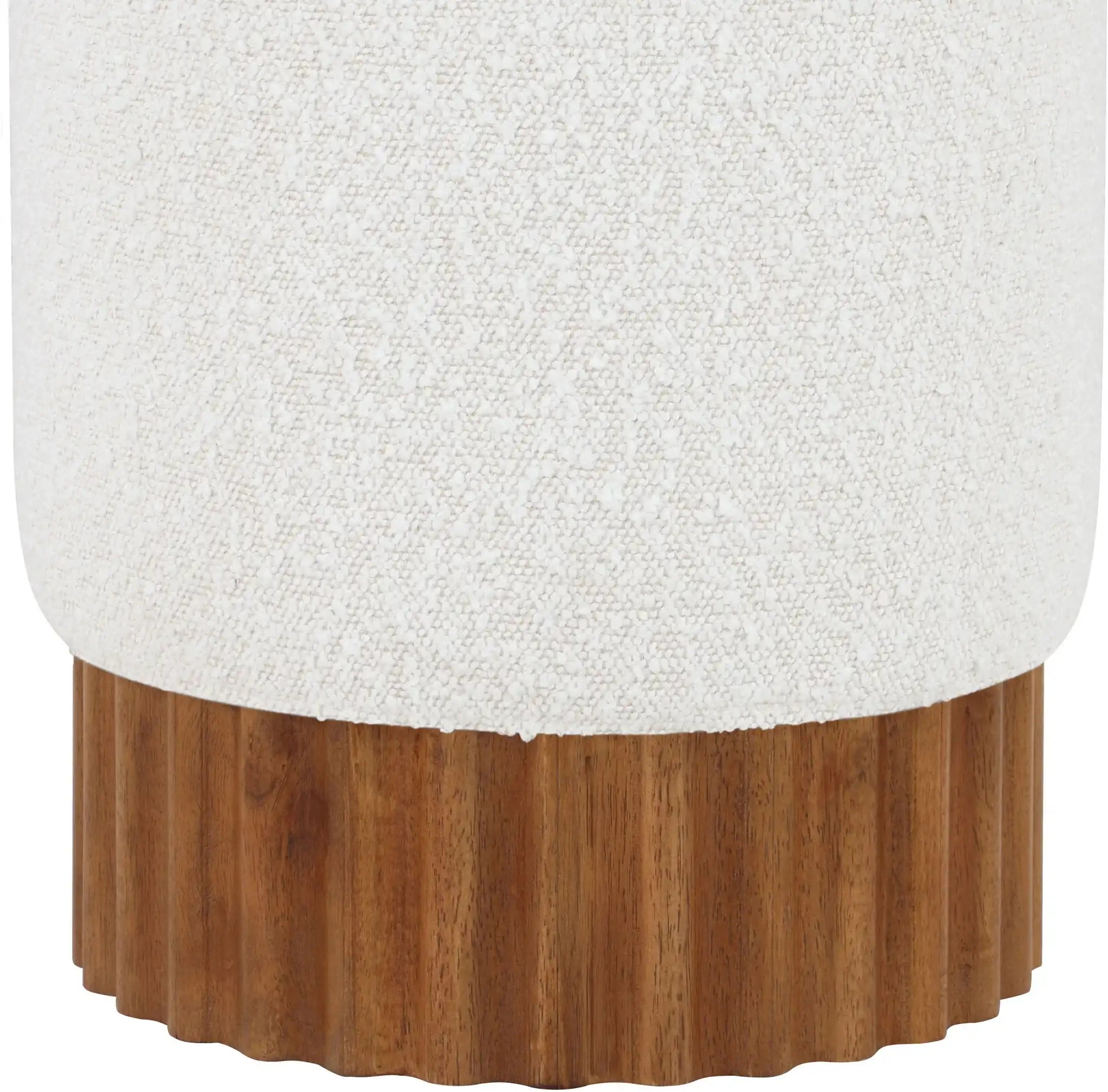 Veranda - Ottoman / Stool With Brown Base