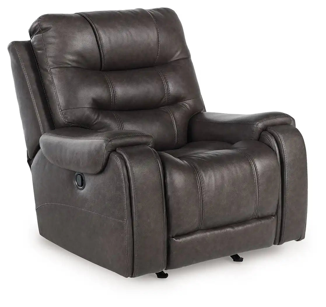 Femley - Rocker Recliner - Smoke - Best Buy Furniture