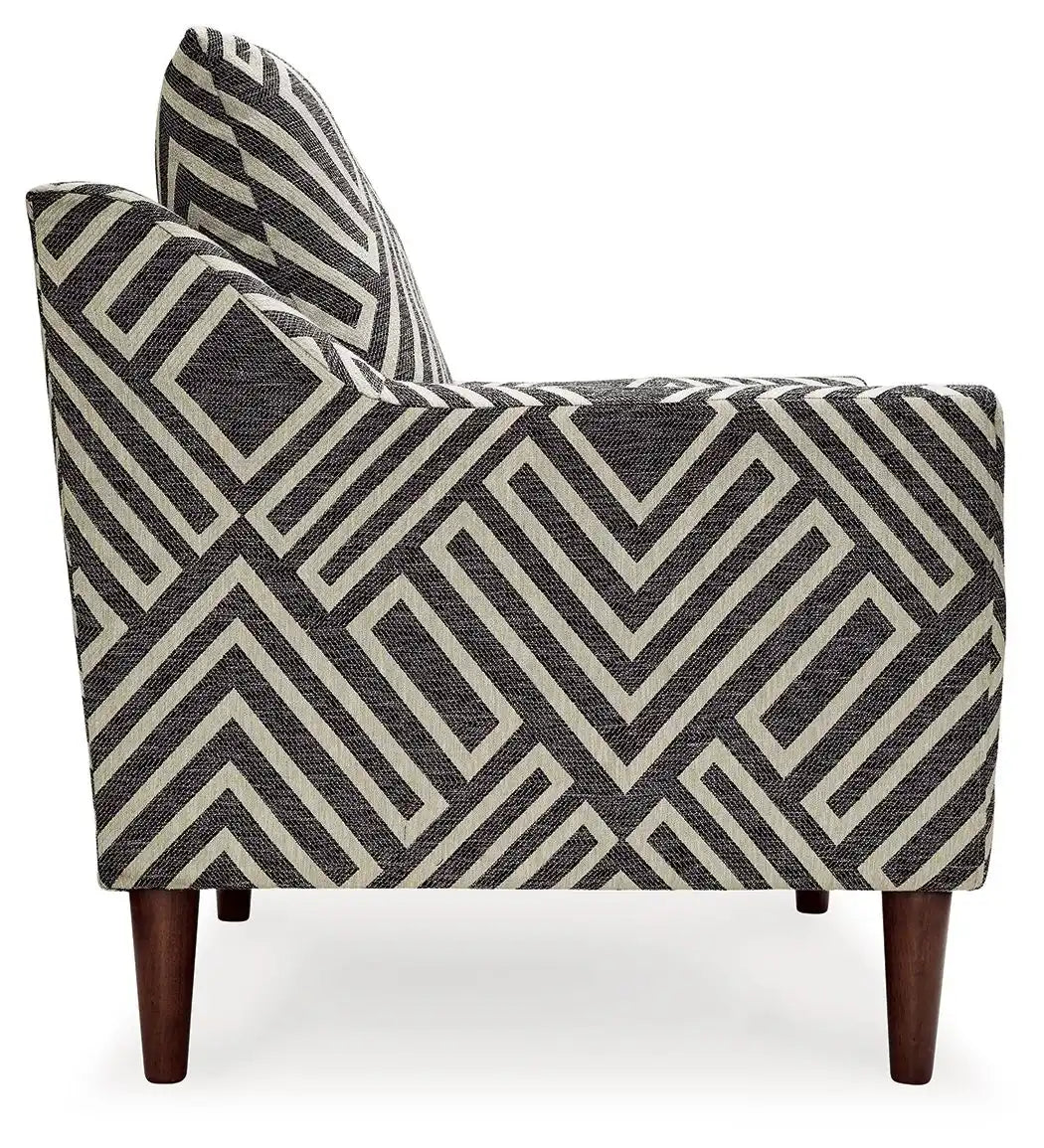 Morrilton Next-Gen Nuvella - Accent Chair - Natural / Charcoal - Best Buy Furniture