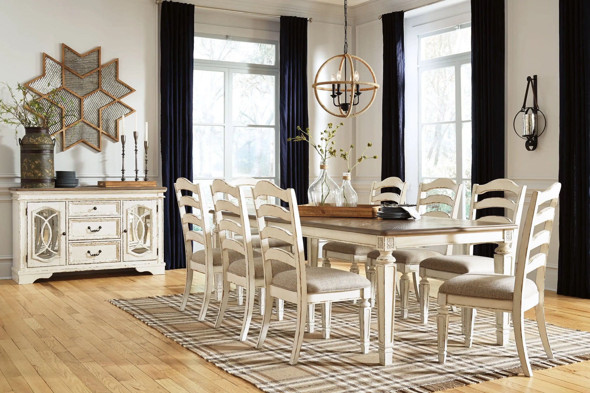 Realyn - Rectangular Dining Table Set - Best Buy Furniture