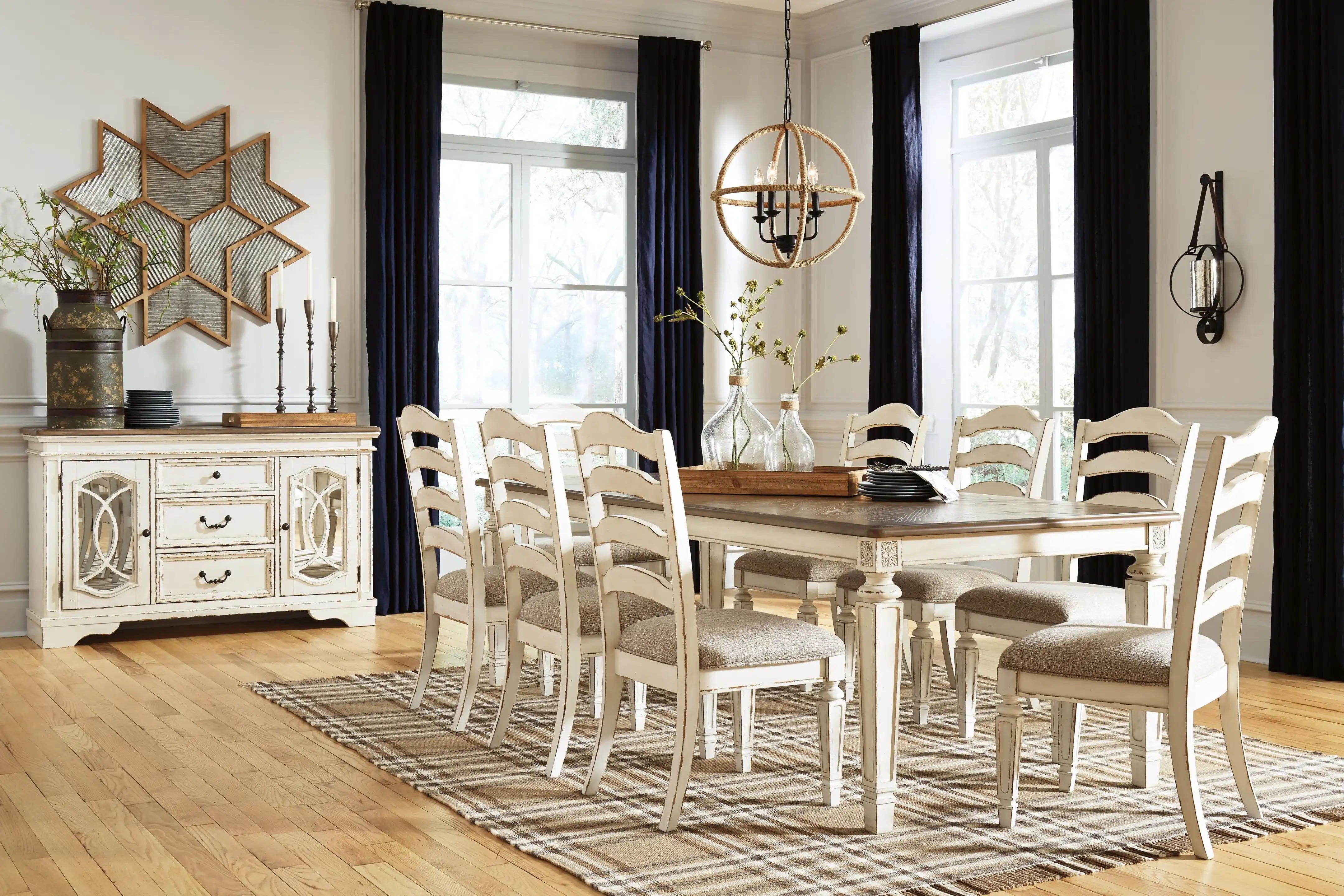 Realyn - Rectangular Dining Table Set - Best Buy Furniture