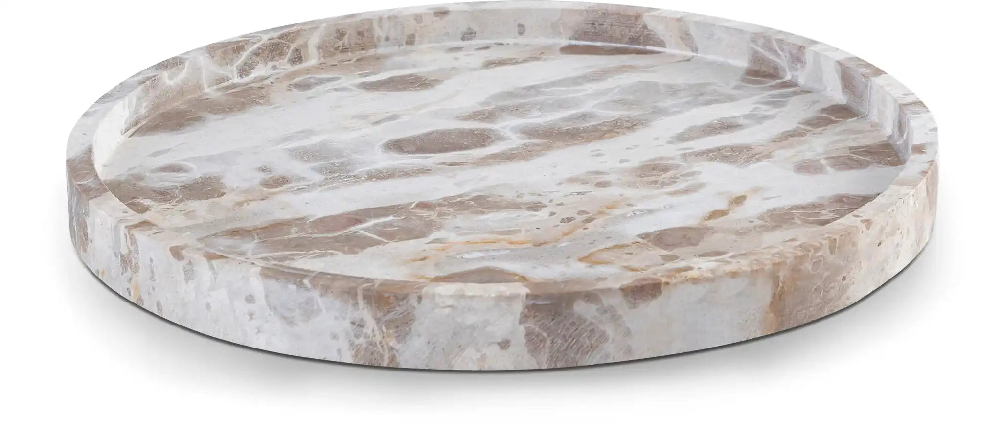 Barletta - Marble Round Tray - Best Buy Furniture
