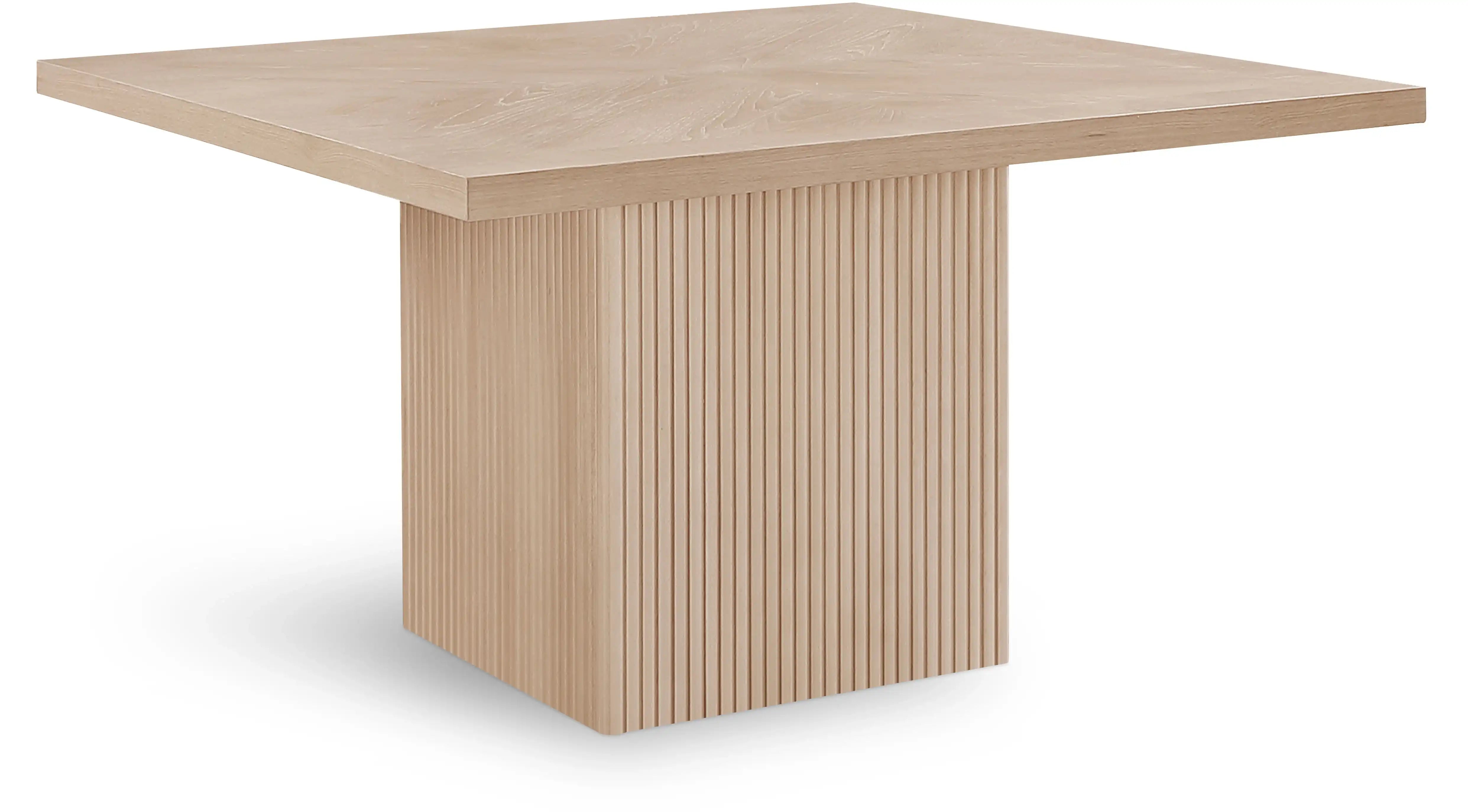 Belinda - Square Oak Veneer Dining Table - Best Buy Furniture